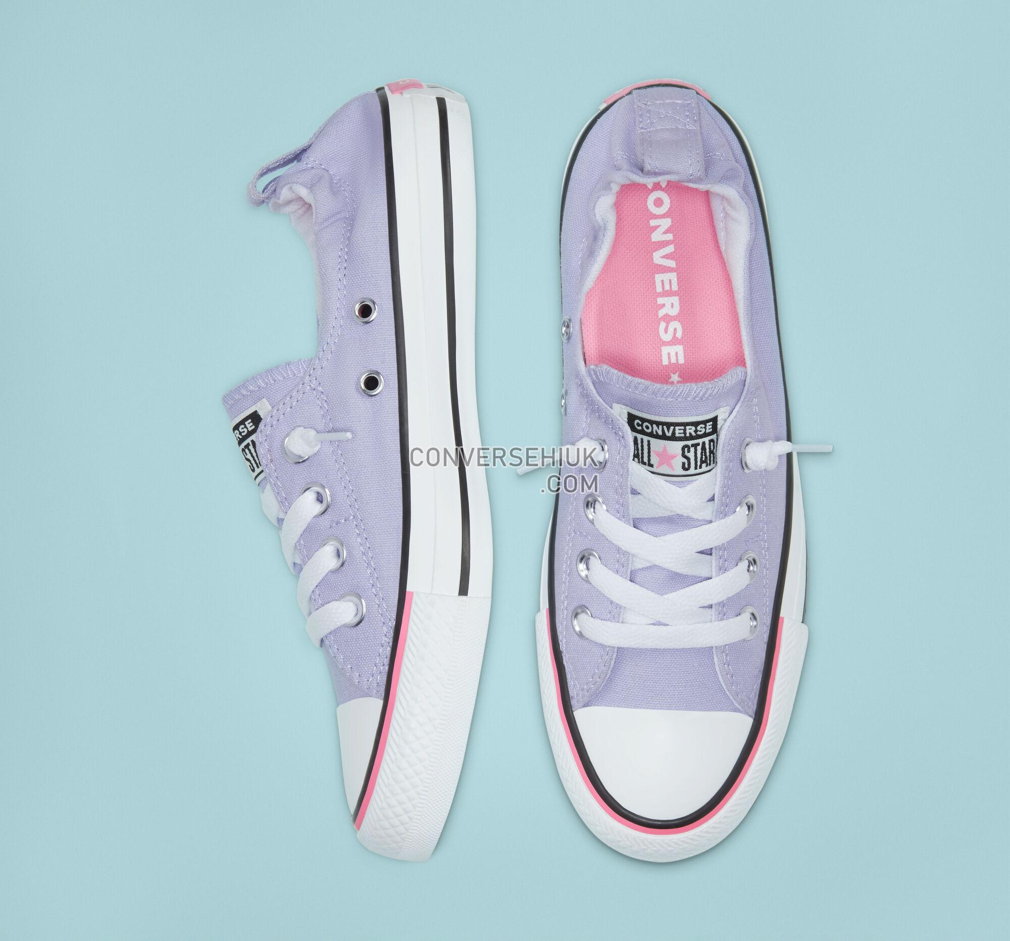 Converse Sunblocked Chuck Taylor All Star Shoreline Slip Moonstone Violet/White/Black 567733F Shoes