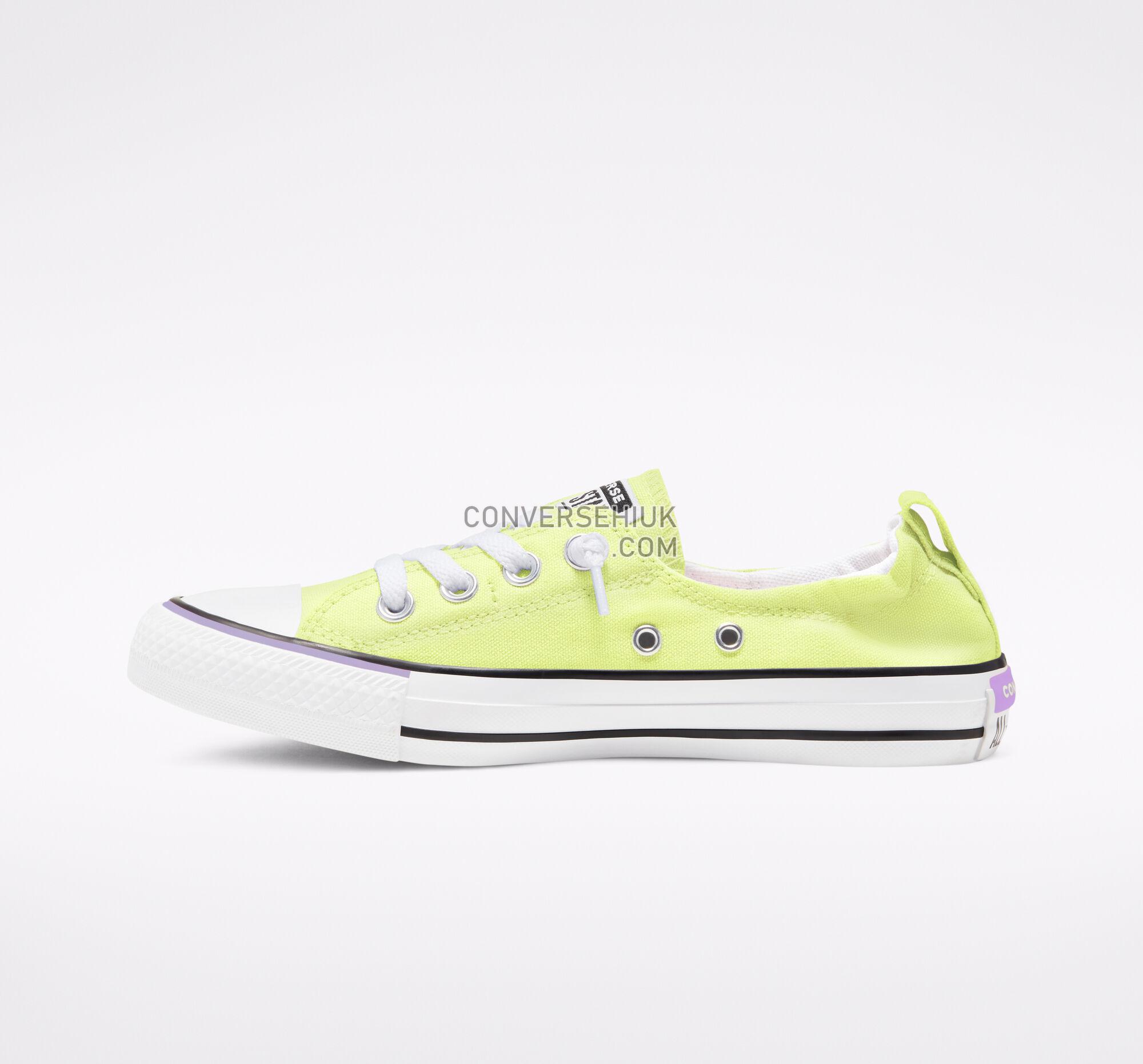 Converse Sunblocked Chuck Taylor All Star Shoreline Slip Barely Volt/White/Black 567732F Shoes