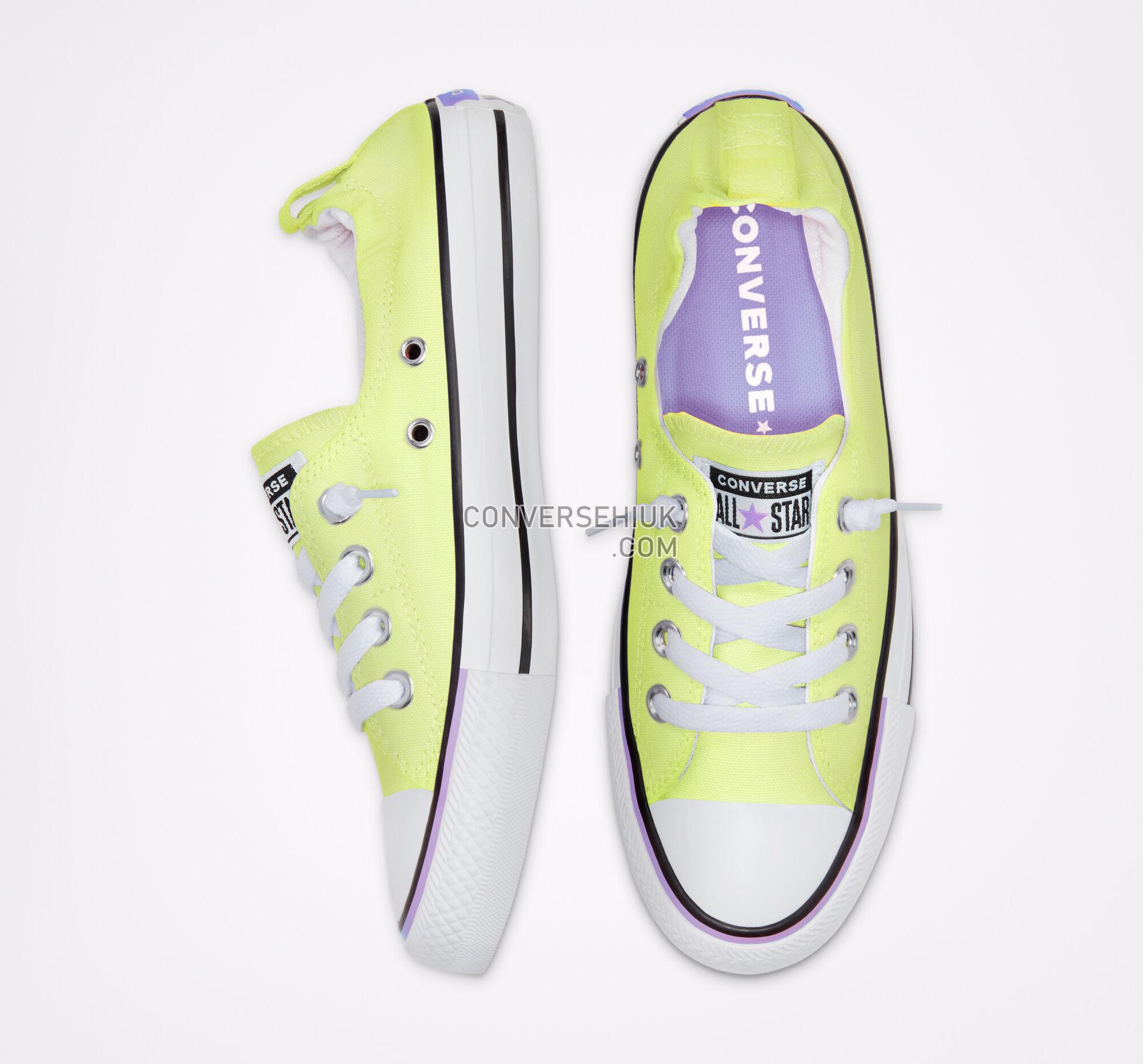 Converse Sunblocked Chuck Taylor All Star Shoreline Slip Barely Volt/White/Black 567732F Shoes