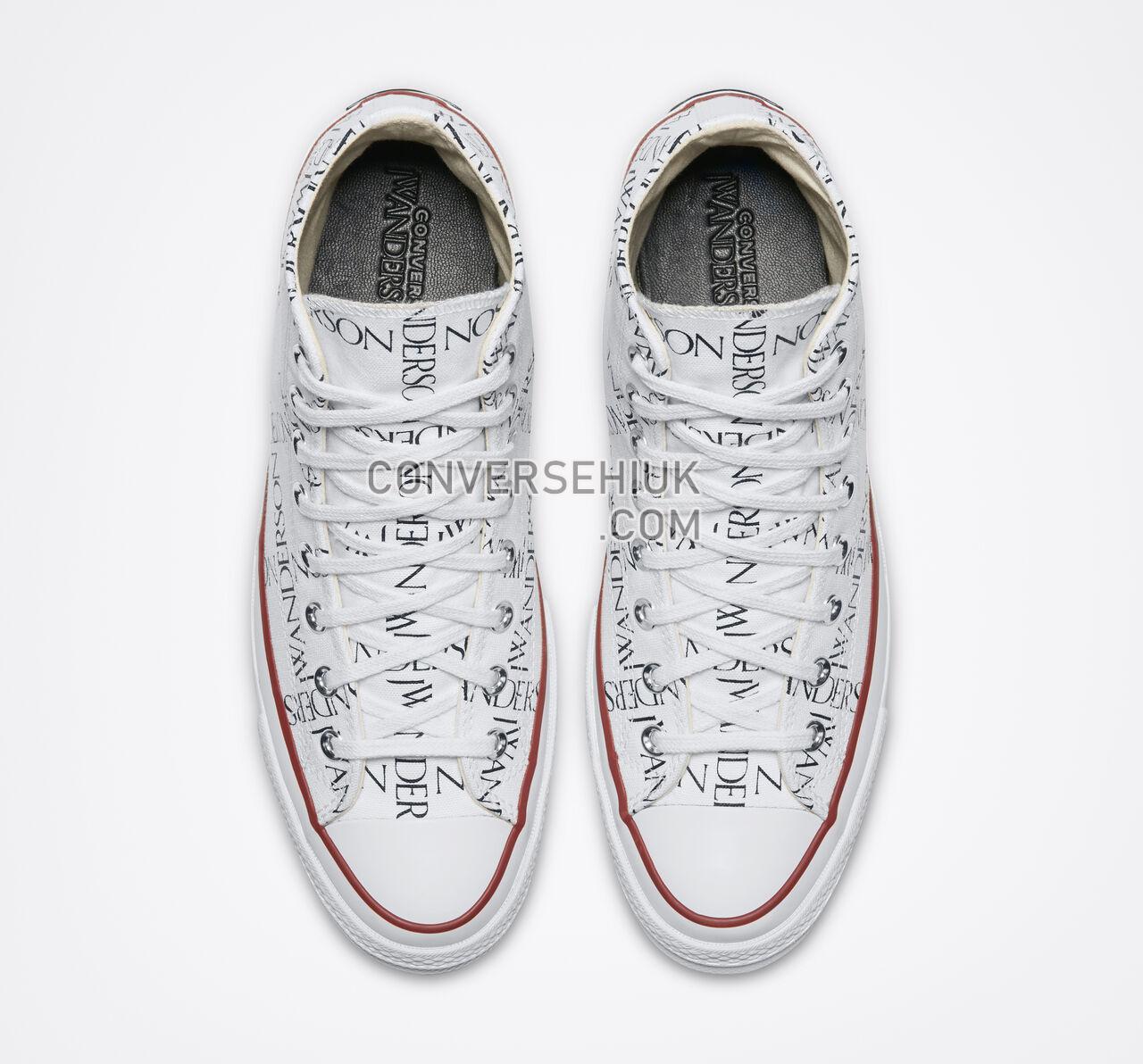 Converse x JW Anderson Chuck 70 Grid White/Black/Insignia Red 160808C Shoes