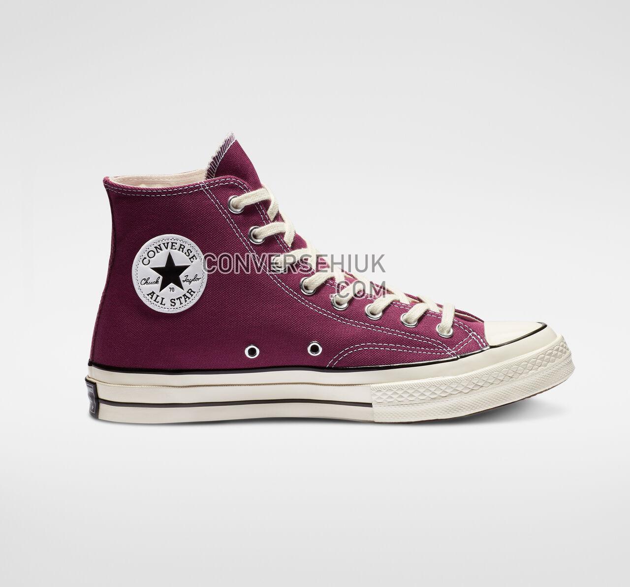 Converse Chuck 70 High Top Dark Burgundy/Black/Egret 162051C Shoes