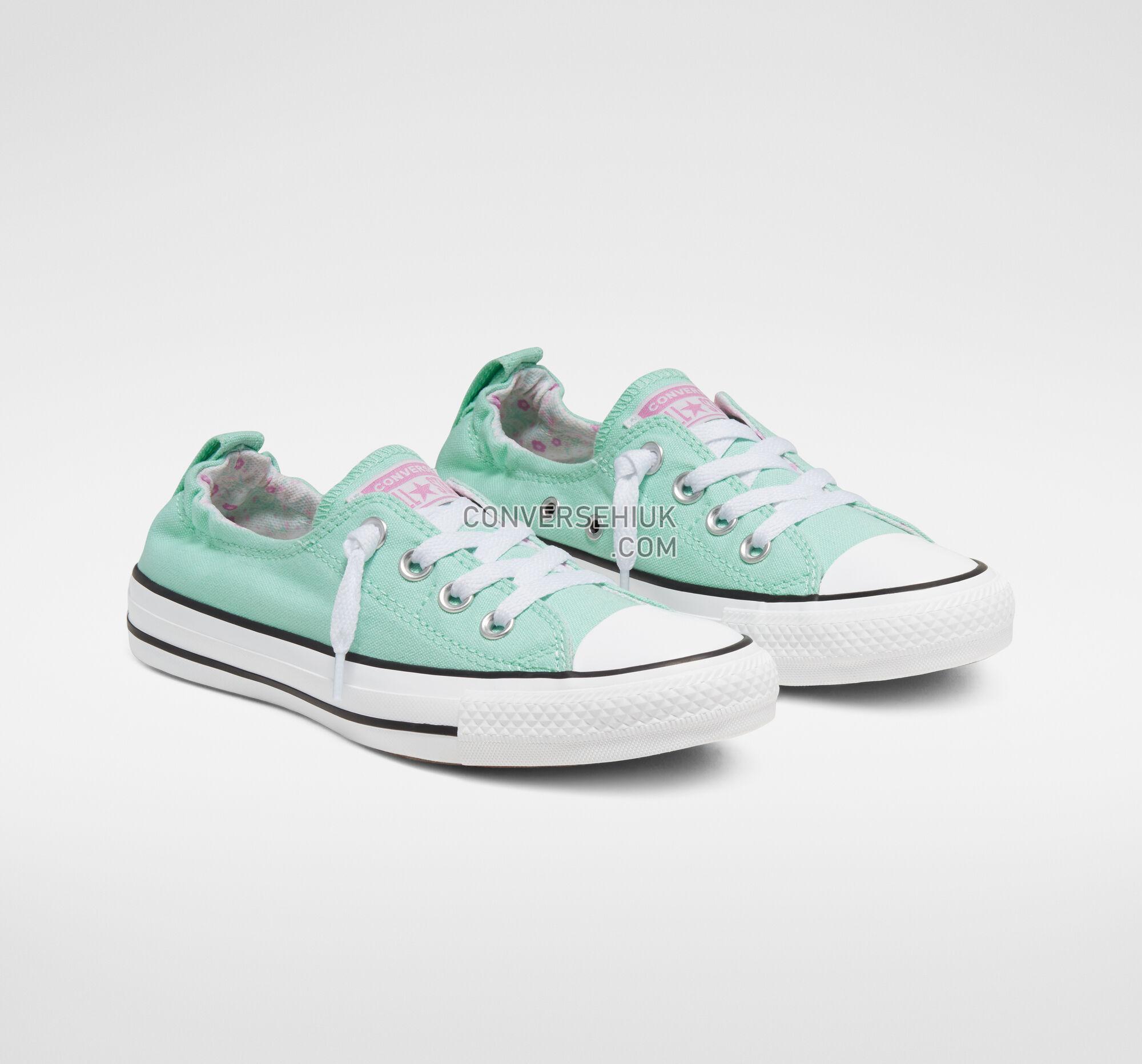 Converse Floral Chuck Taylor All Star Shoreline Slip Ocean Mint/Multi/White 567025F Shoes