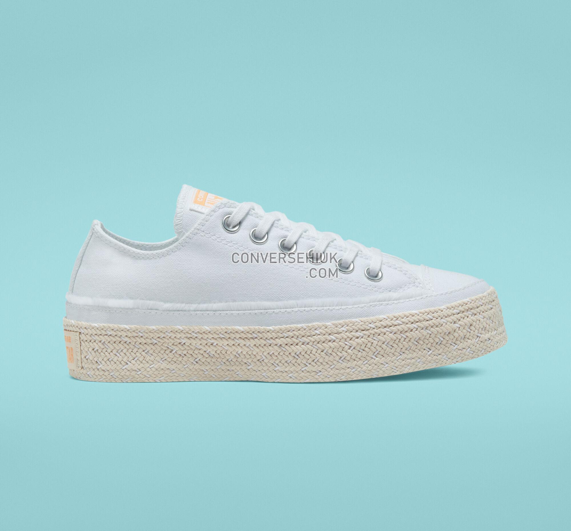 Converse Trail to Cove Espadrille Chuck Taylor All Star White/Black/Natural 567686C Shoes