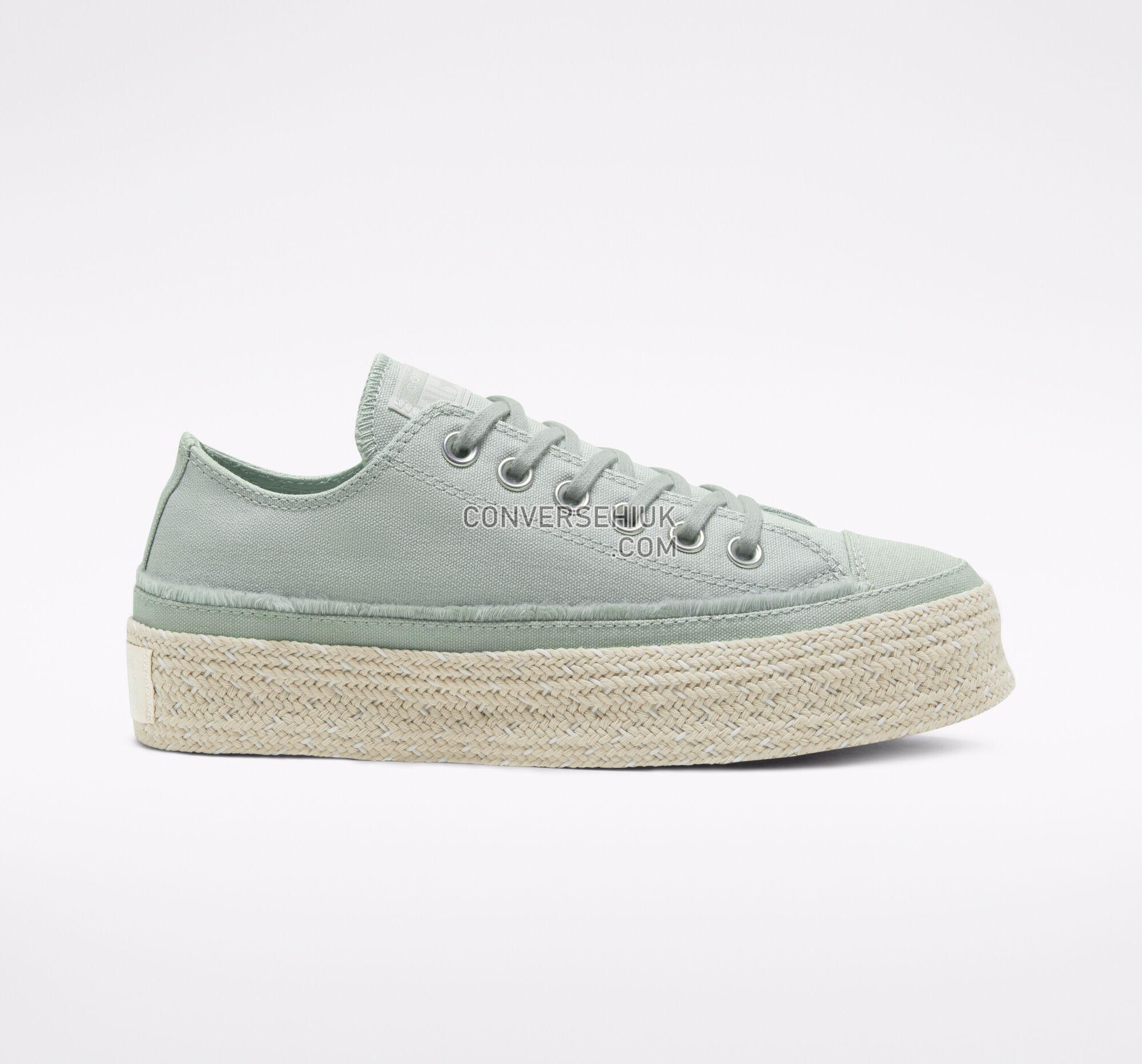 Converse Trail to Cove Espadrille Chuck Taylor All Star Green Oxide/White/Natural 567907C Shoes