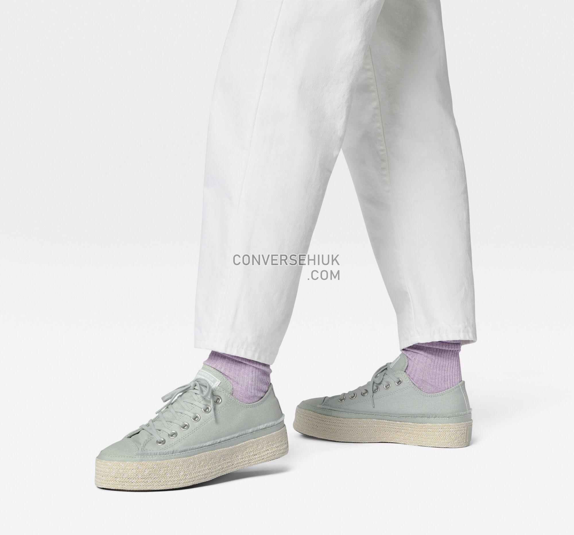 Converse Trail to Cove Espadrille Chuck Taylor All Star Green Oxide/White/Natural 567907C Shoes