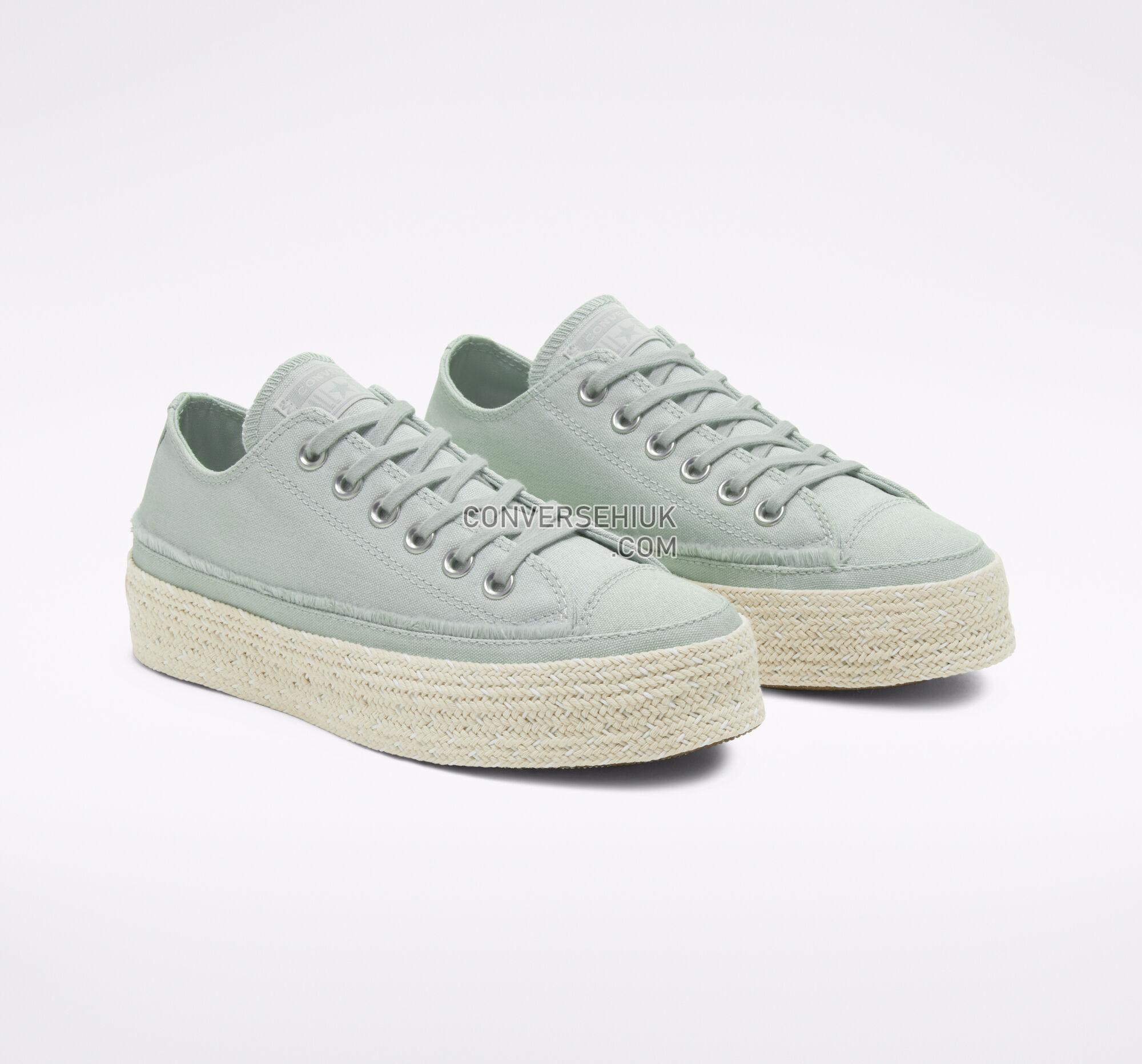 Converse Trail to Cove Espadrille Chuck Taylor All Star Green Oxide/White/Natural 567907C Shoes