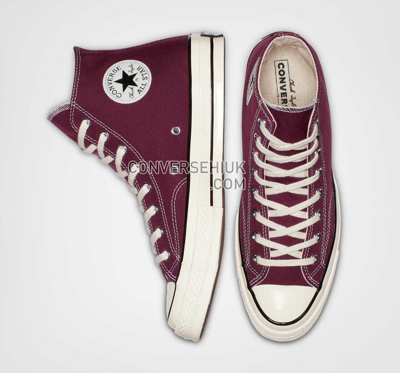 Converse Chuck 70 High Top Dark Burgundy/Black/Egret 162051C Shoes