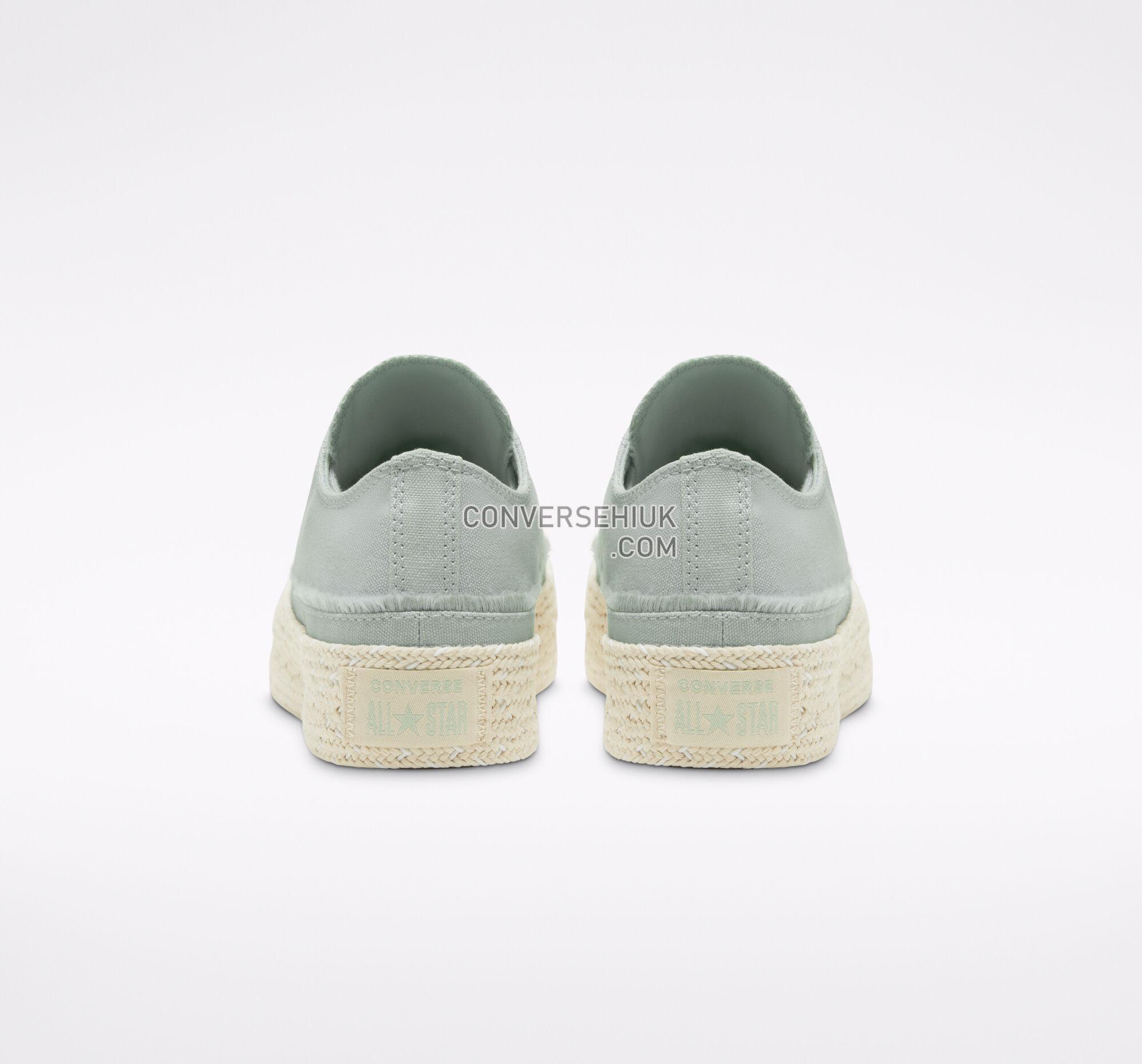 Converse Trail to Cove Espadrille Chuck Taylor All Star Green Oxide/White/Natural 567907C Shoes