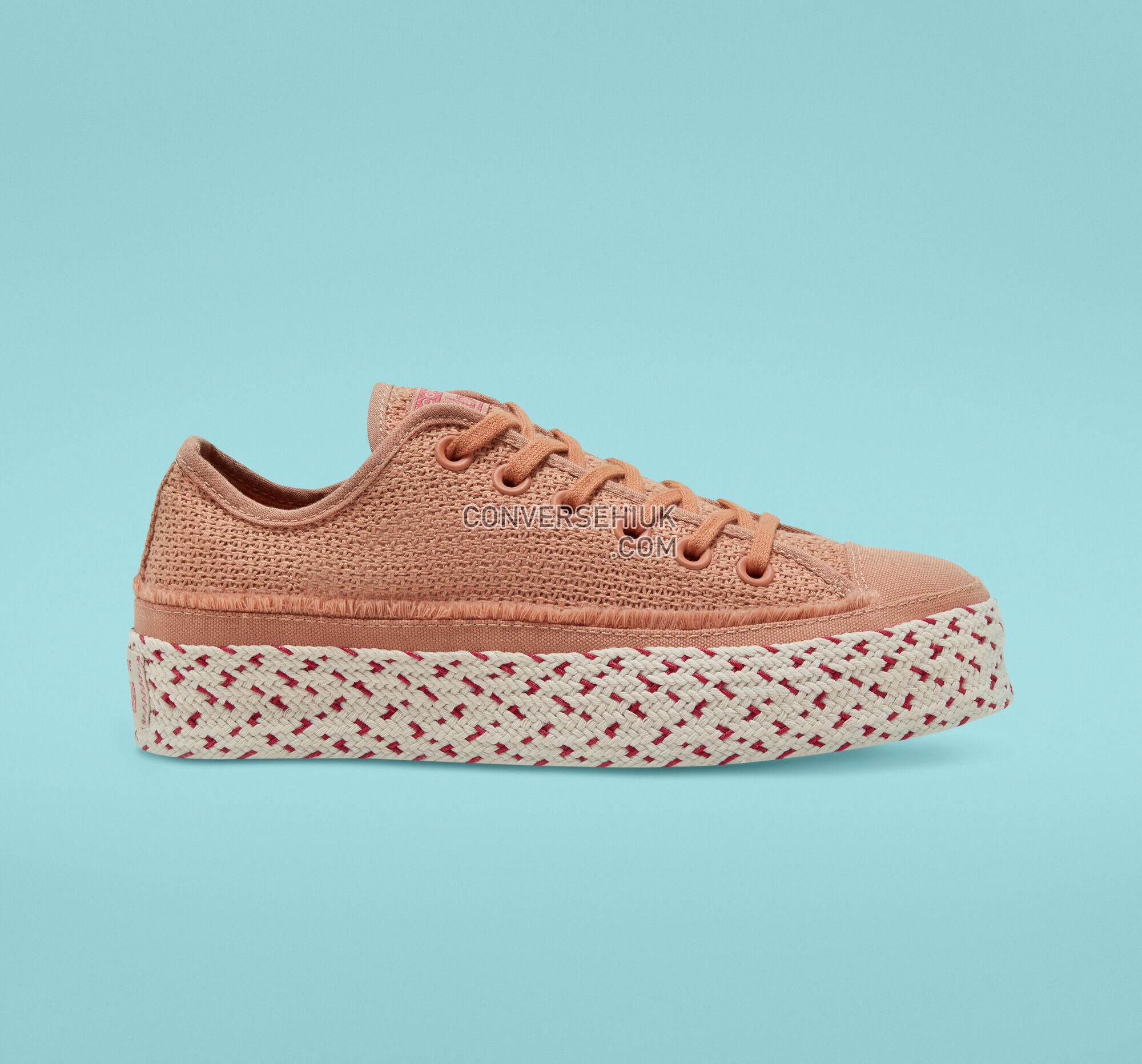 Converse Summer Getaway Chuck Taylor All Star Espadrille Rose Gold/White/Madder Pink 567687C Shoes