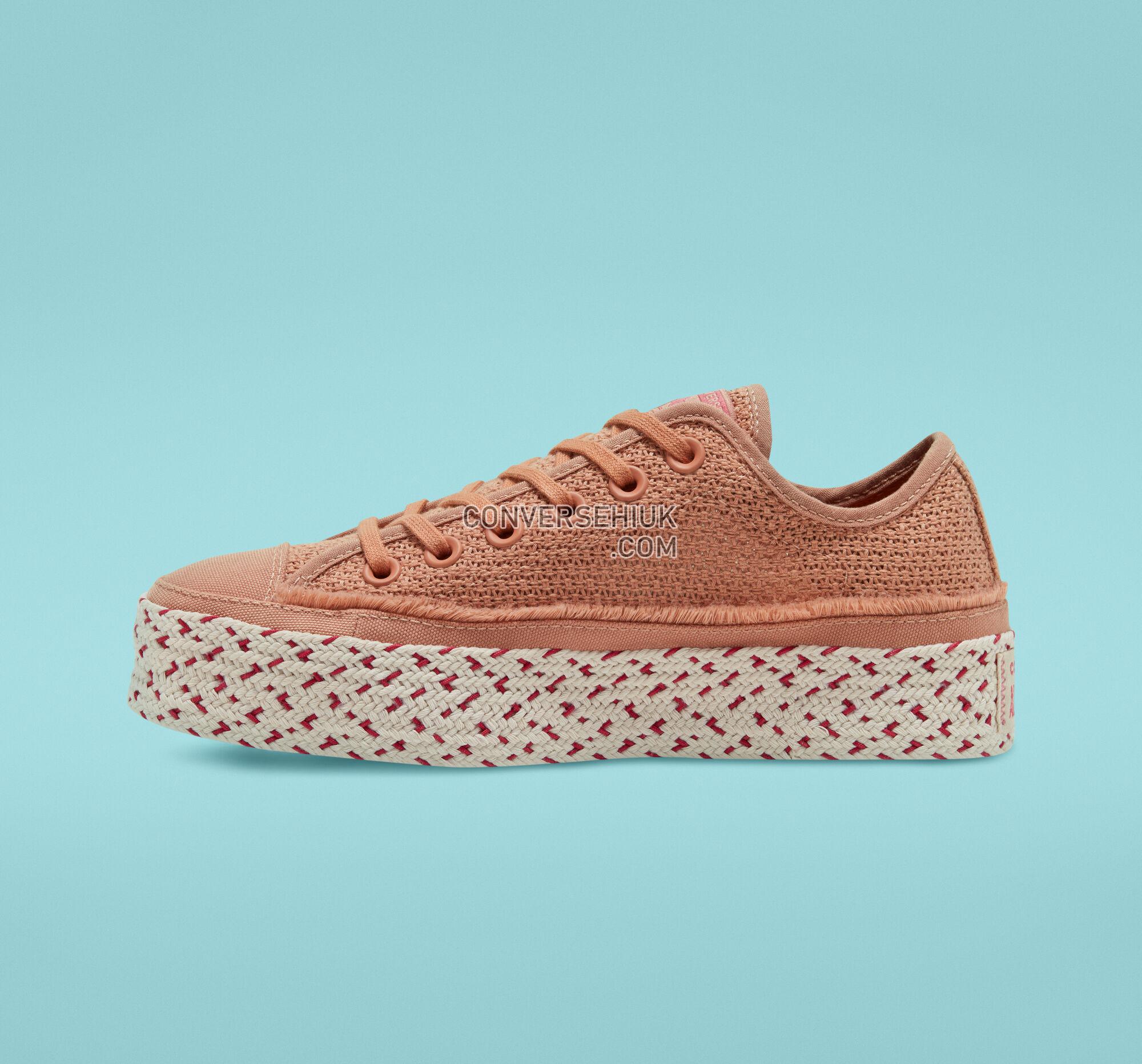 Converse Summer Getaway Chuck Taylor All Star Espadrille Rose Gold/White/Madder Pink 567687C Shoes