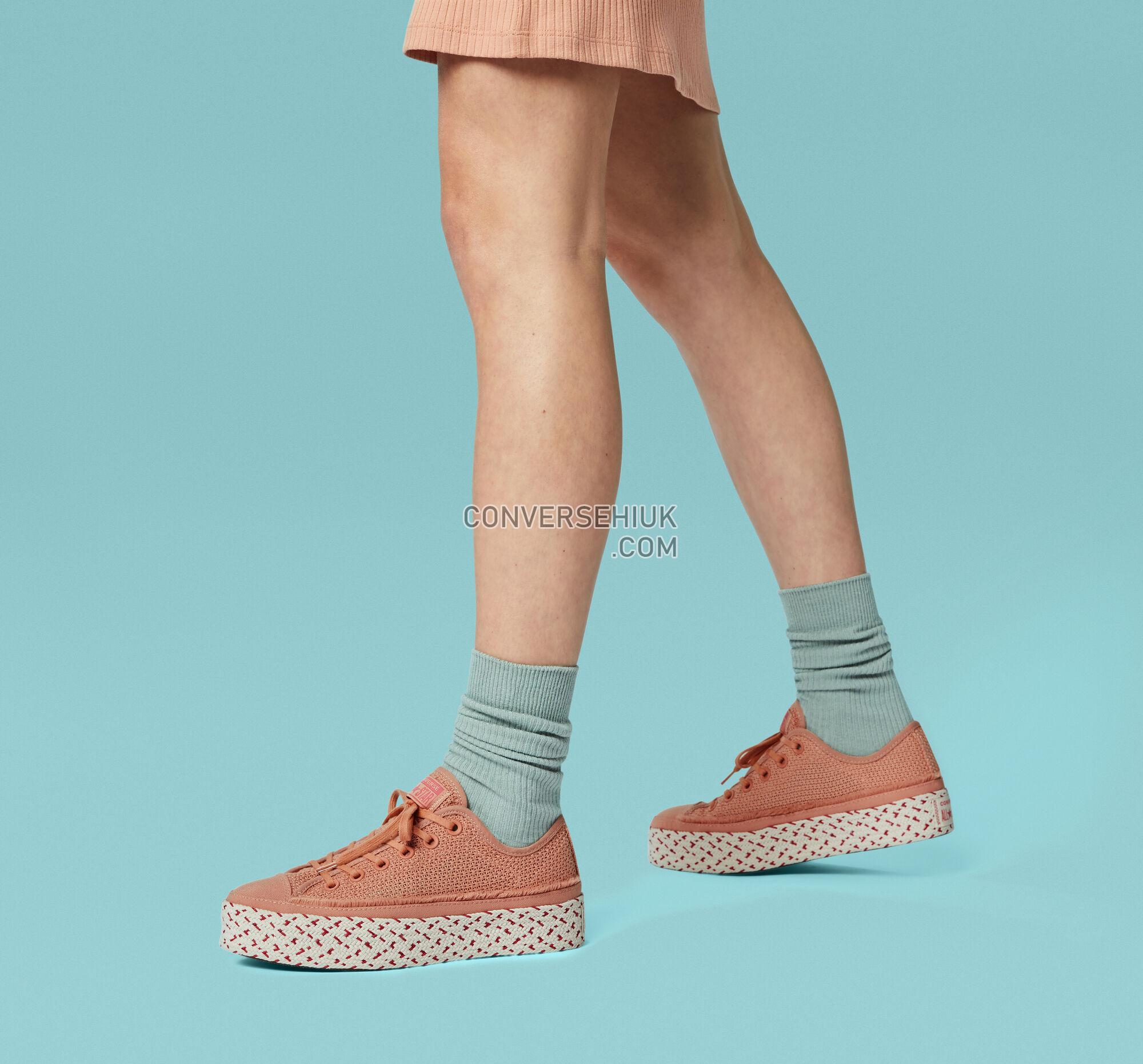 Converse Summer Getaway Chuck Taylor All Star Espadrille Rose Gold/White/Madder Pink 567687C Shoes