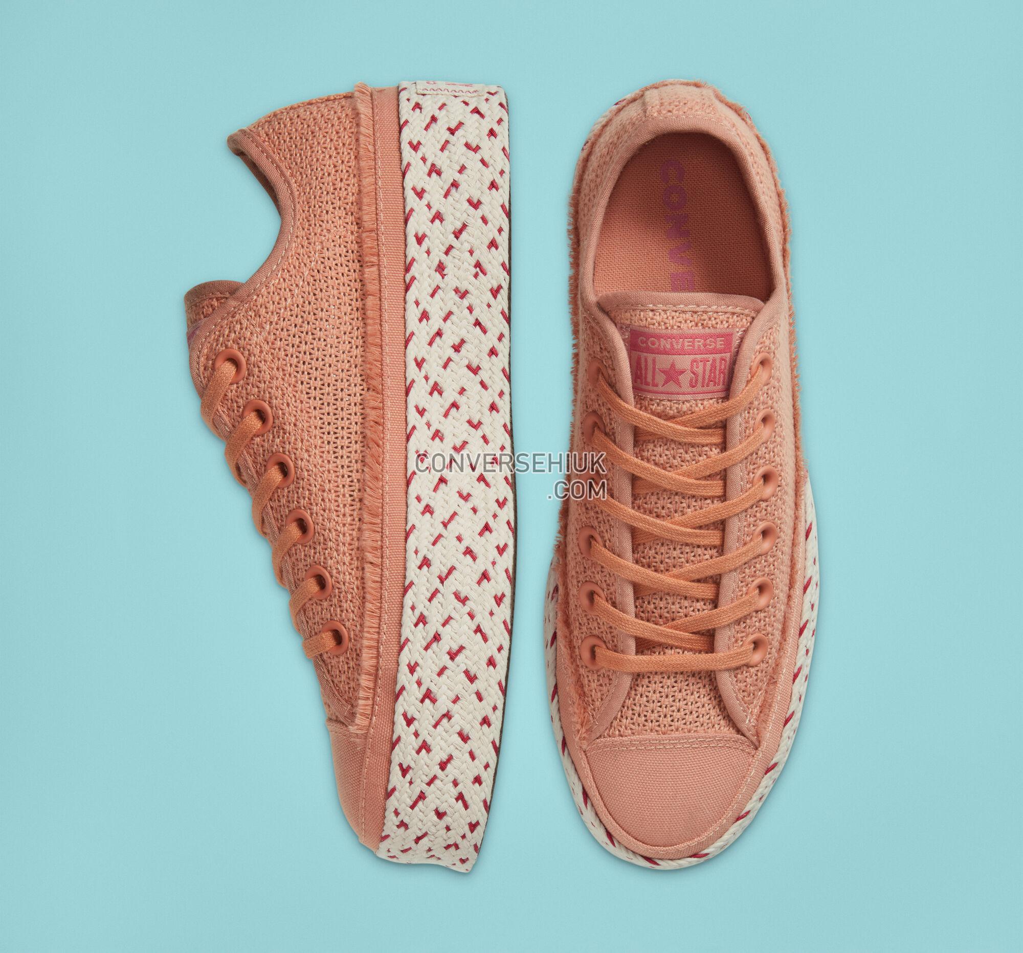 Converse Summer Getaway Chuck Taylor All Star Espadrille Rose Gold/White/Madder Pink 567687C Shoes