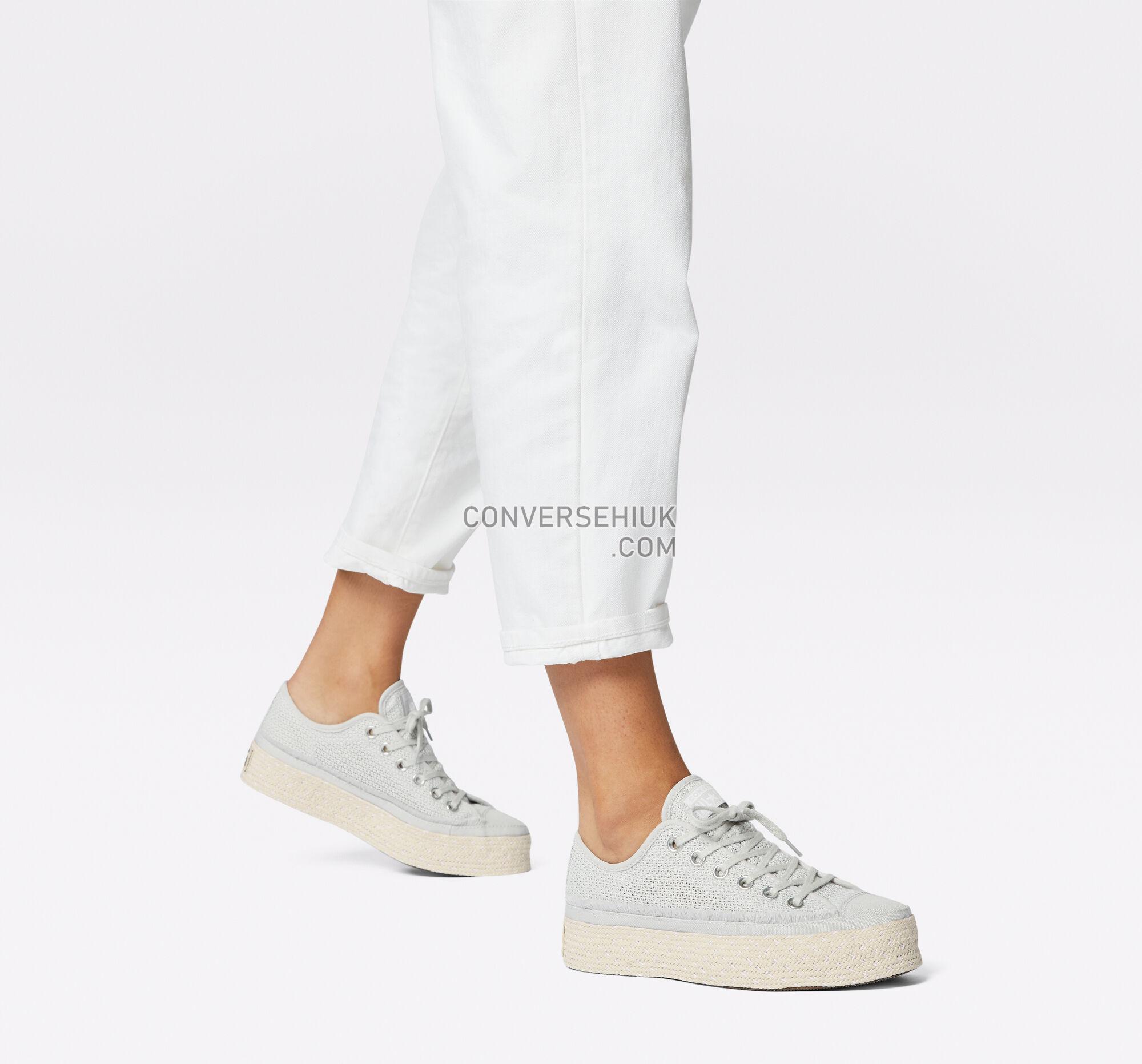 Converse Summer Getaway Chuck Taylor All Star Espadrille Mouse/White/Natural 567688C Shoes