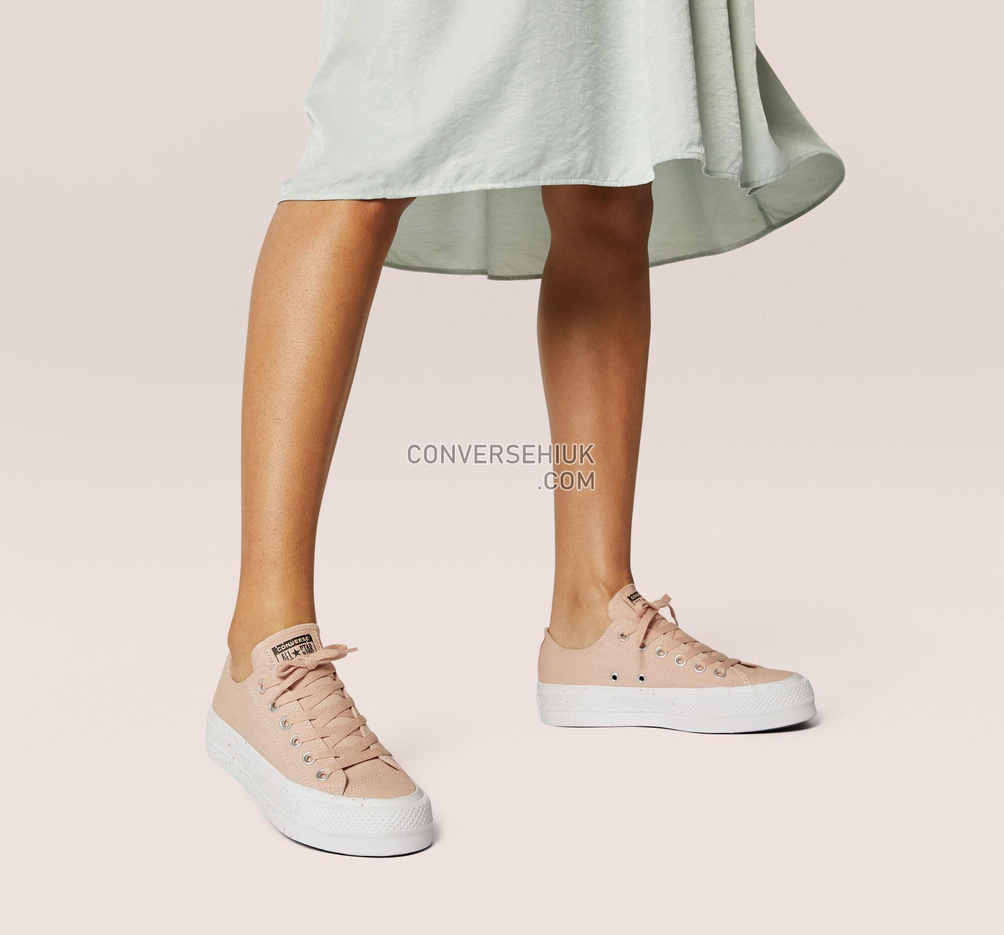 Converse Summer Quartz Platform Chuck Taylor All Star Shimmer/Orange Calcite/White 567684C Shoes