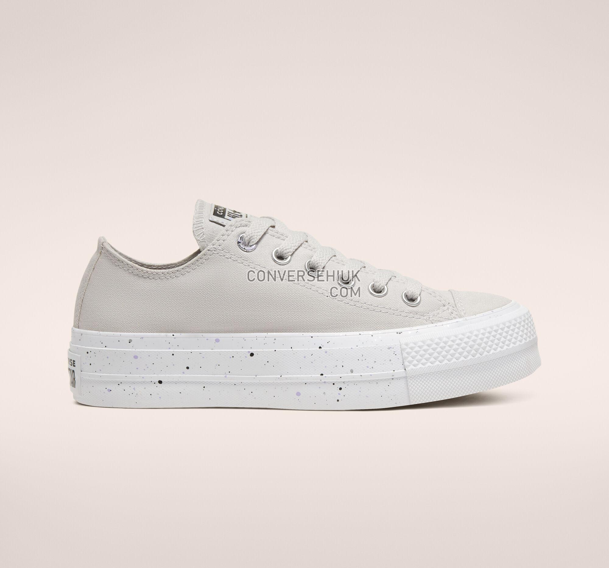 Converse Summer Quartz Platform Chuck Taylor All Star Mouse/Moonstone Violet/White 567683C Shoes