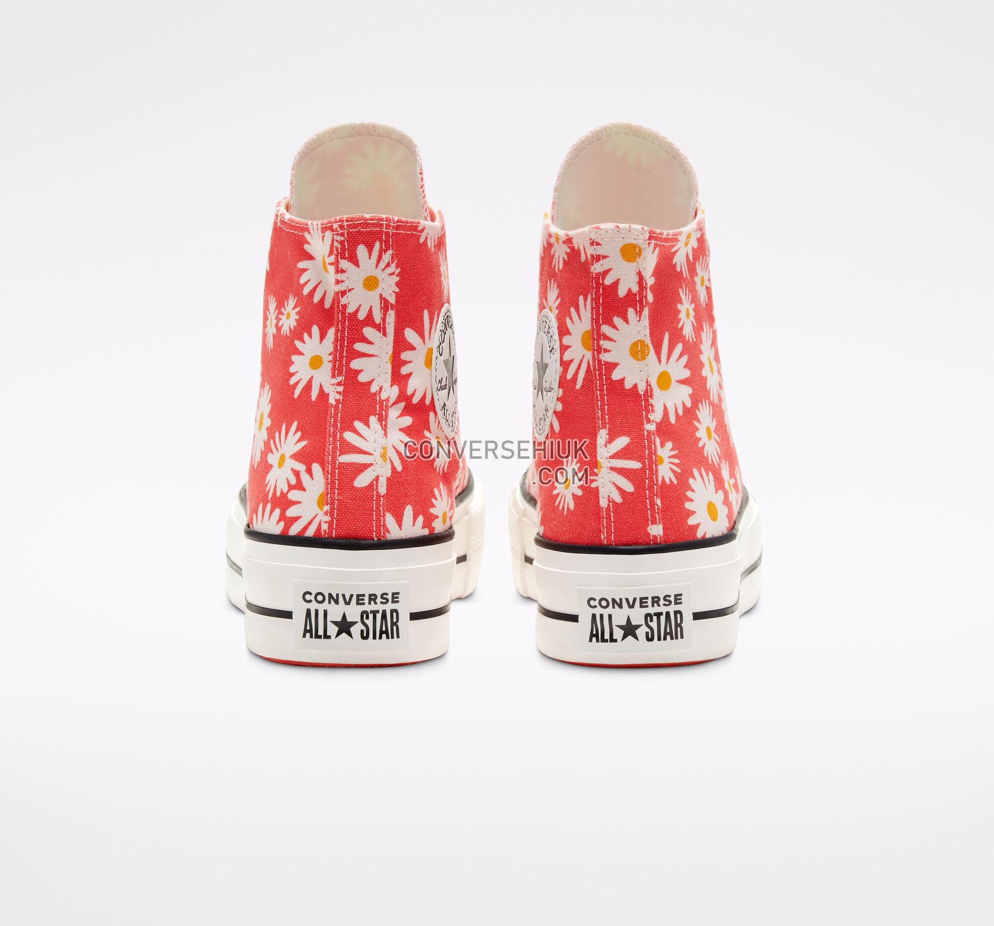 Converse Camp Daisies Platform Chuck Taylor All Star Red/White/Yellow 568930C Shoes