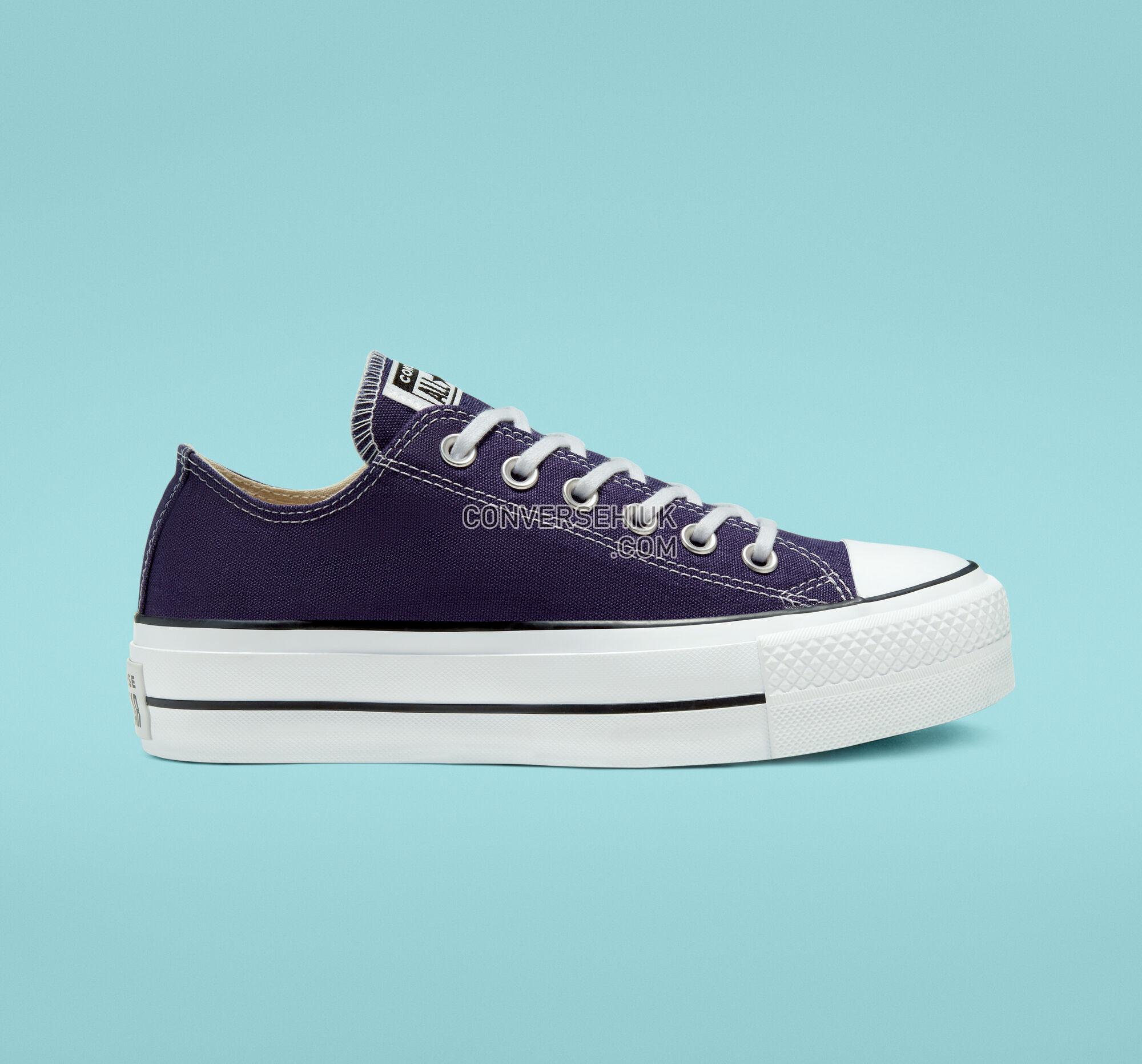 Converse Seasonal Color Platform Chuck Taylor All Star Japanese Eggplant/White/Black 567682C Shoes