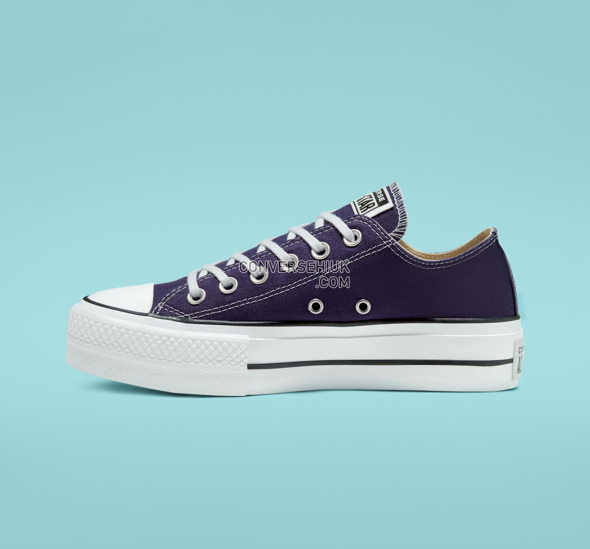 Converse Seasonal Color Platform Chuck Taylor All Star Japanese Eggplant/White/Black 567682C Shoes