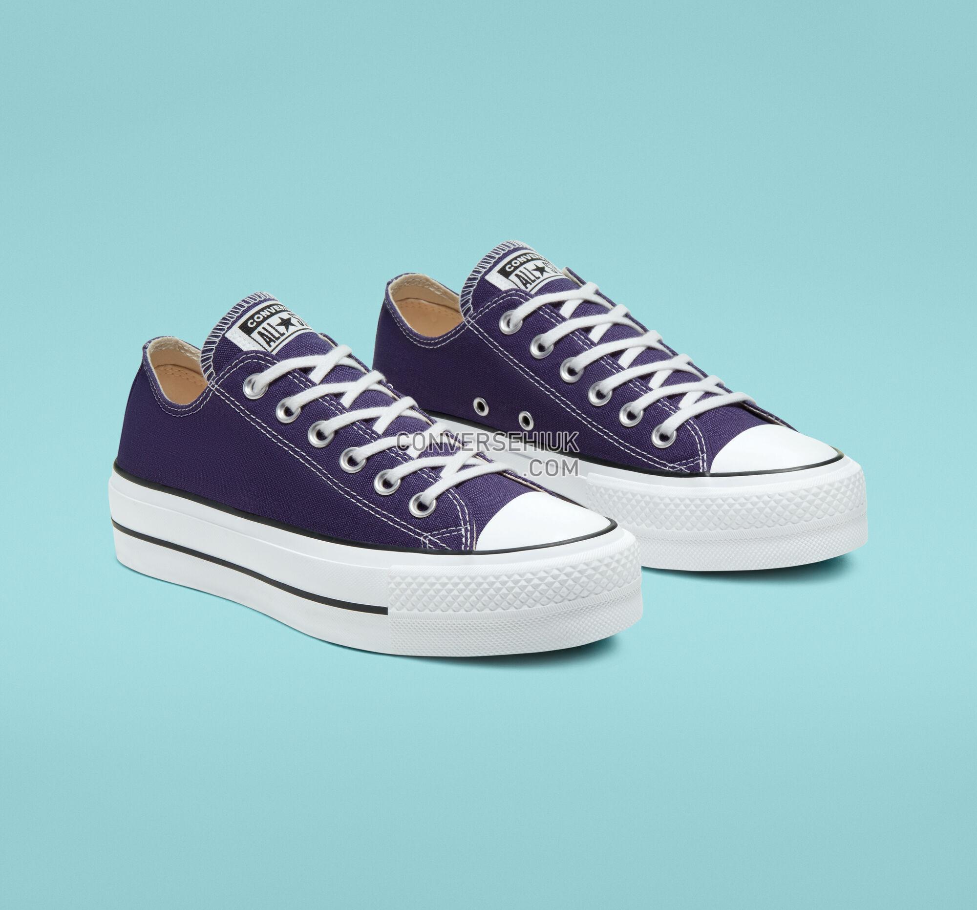 Converse Seasonal Color Platform Chuck Taylor All Star Japanese Eggplant/White/Black 567682C Shoes