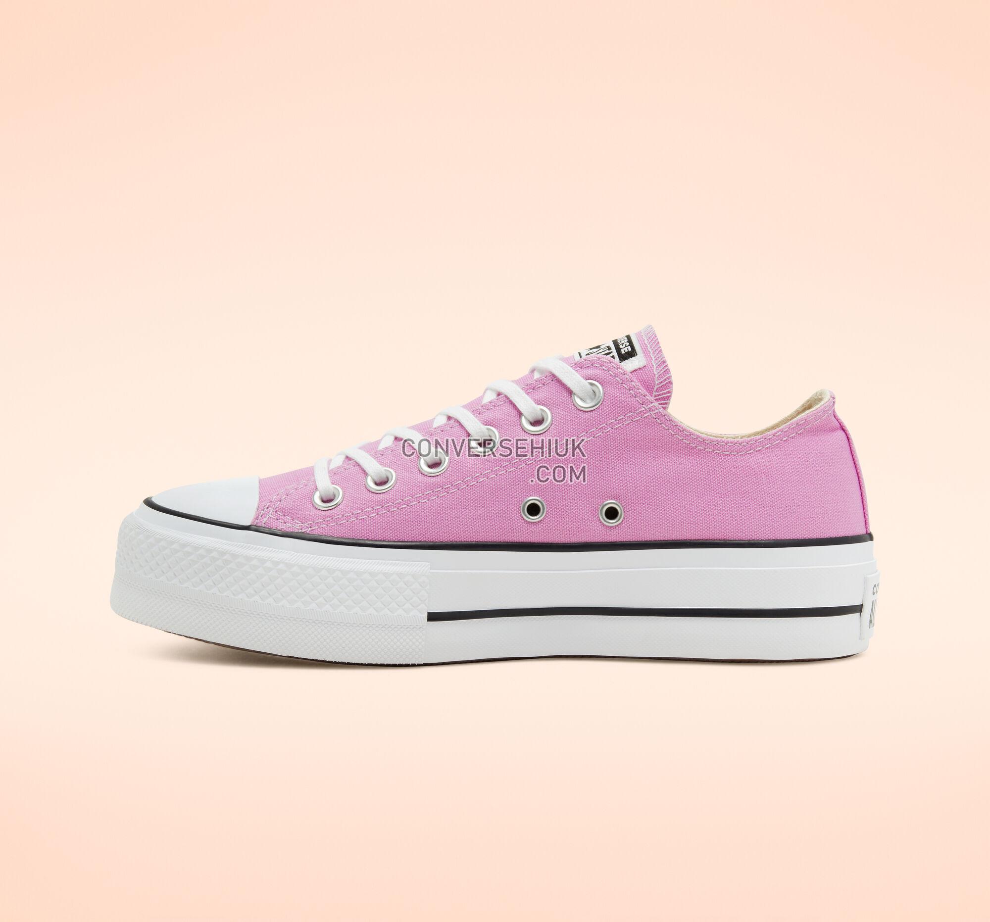 Converse Seasonal Color Platform Chuck Taylor All Star Peony Pink/White/Black 566756C Shoes