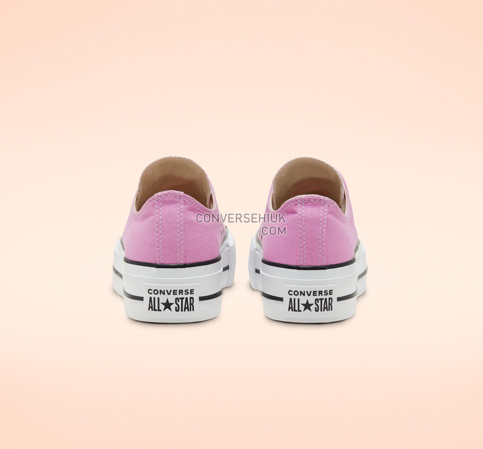 Converse Seasonal Color Platform Chuck Taylor All Star Peony Pink/White/Black 566756C Shoes