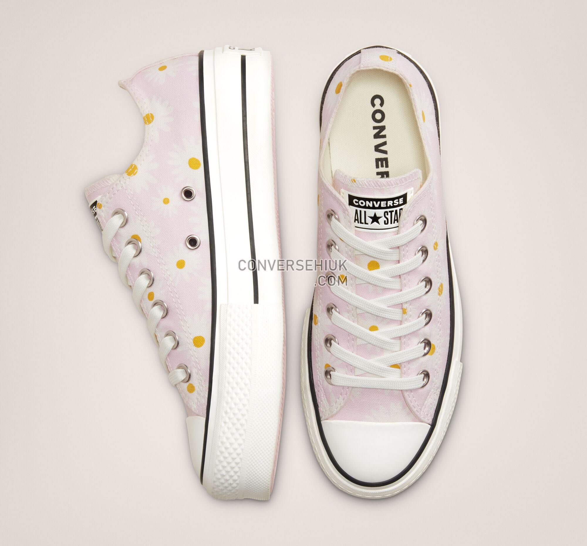 Converse Camp Daisies Platform Chuck Taylor All Star Pink/White/Black 568934C Shoes