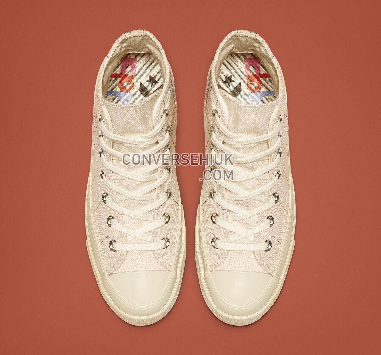 Converse Chuck 70 Exploding Star High Top White/Pale Putty/Egret 164965C Shoes