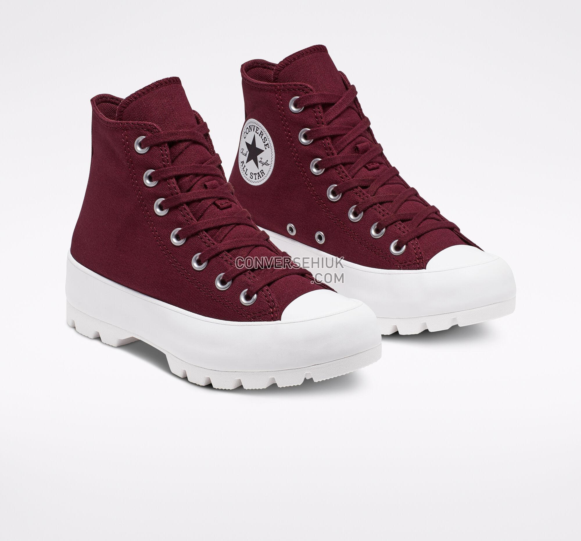 Converse Lugged Seasonal Color Chuck Taylor All Star Dark Burgundy/Dark Burgundy 566284C Shoes