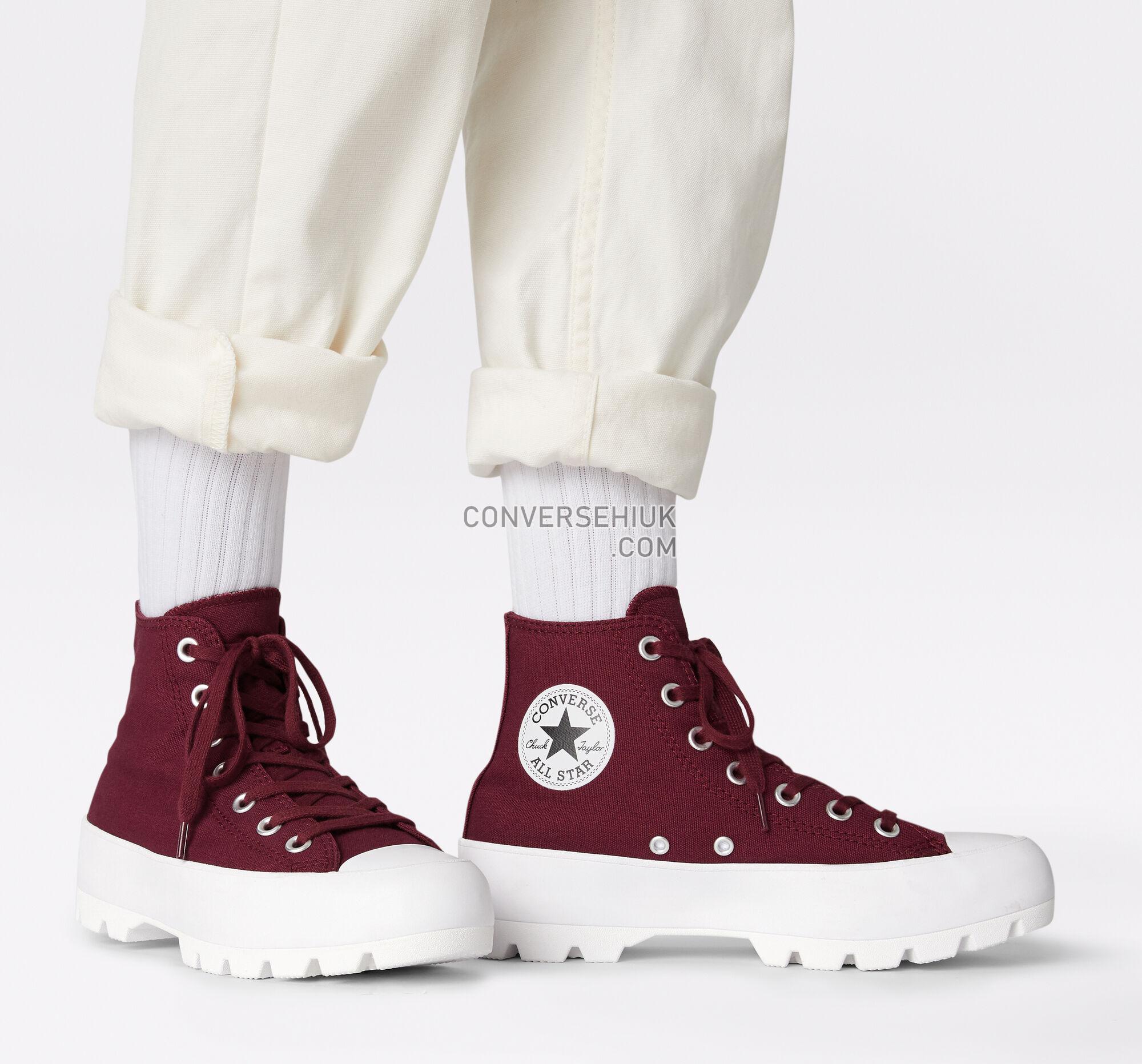 Converse Lugged Seasonal Color Chuck Taylor All Star Dark Burgundy/Dark Burgundy 566284C Shoes