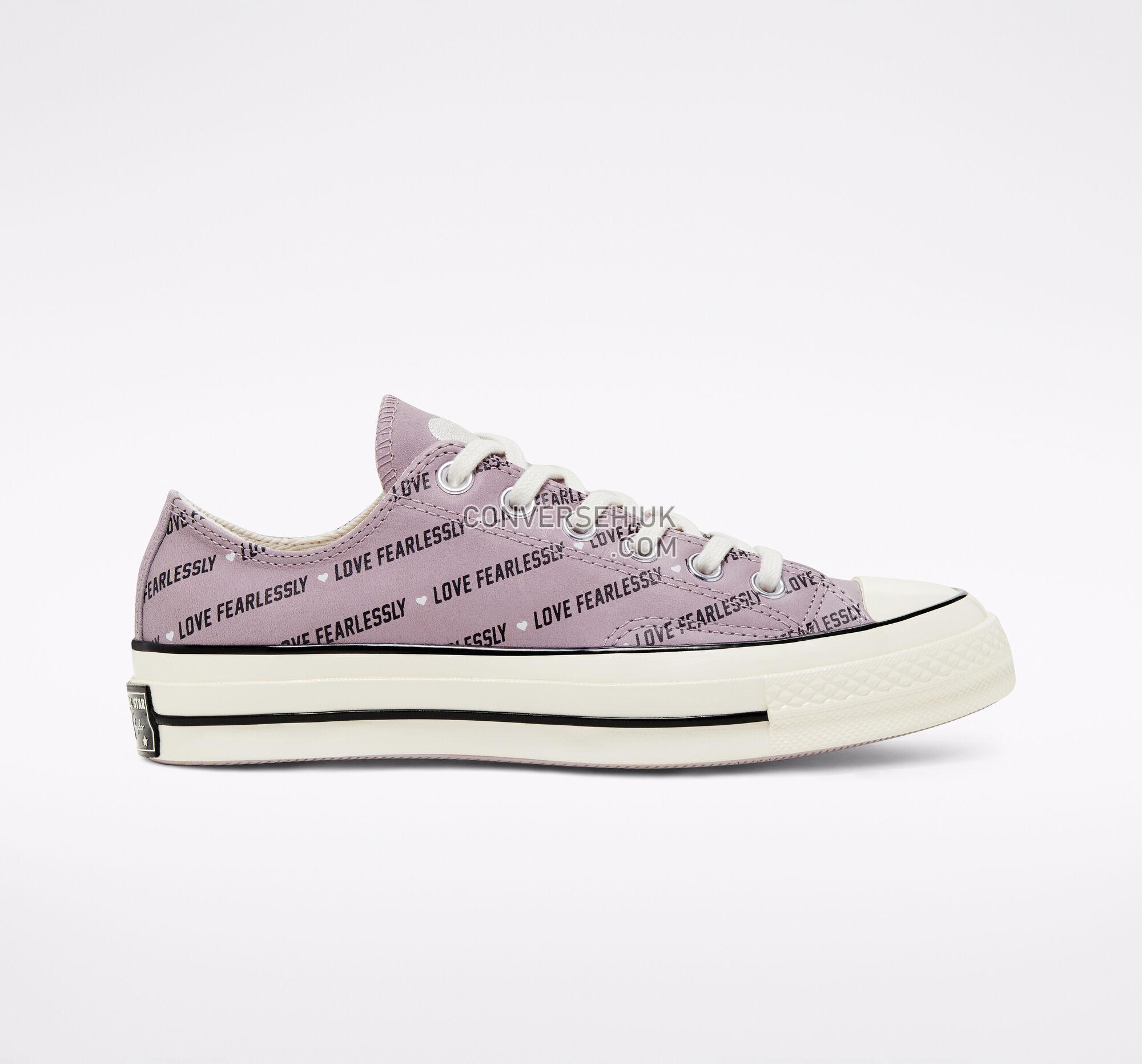 Converse Love Fearlessly Chuck 70 Amethyst Grey/Egret/Black 567154C Shoes