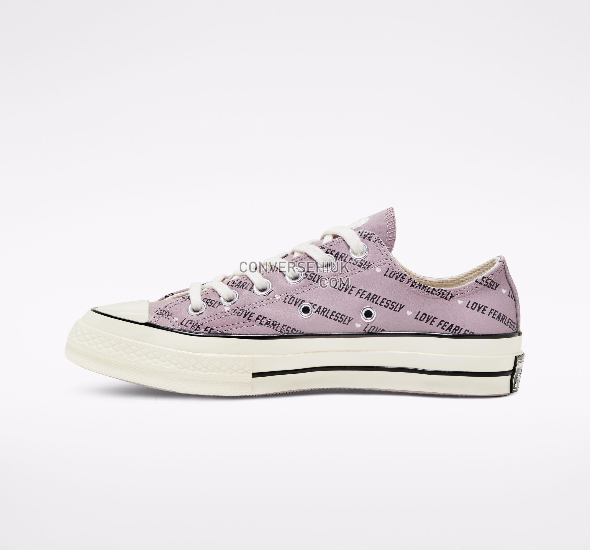 Converse Love Fearlessly Chuck 70 Amethyst Grey/Egret/Black 567154C Shoes