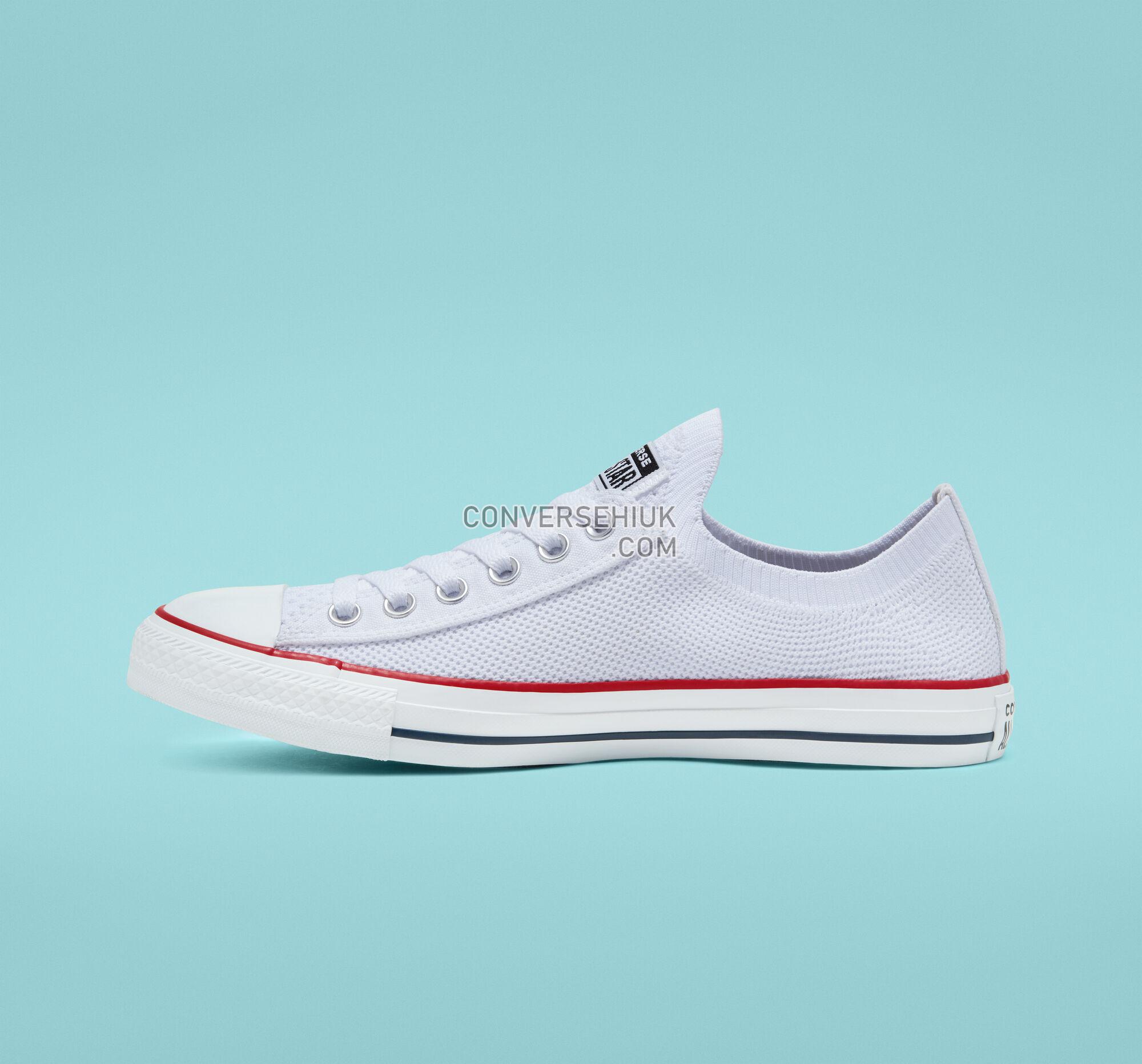 Converse Twisted Prep Knit Chuck Taylor All Star White/Enamel Red/Navy 166990F Shoes