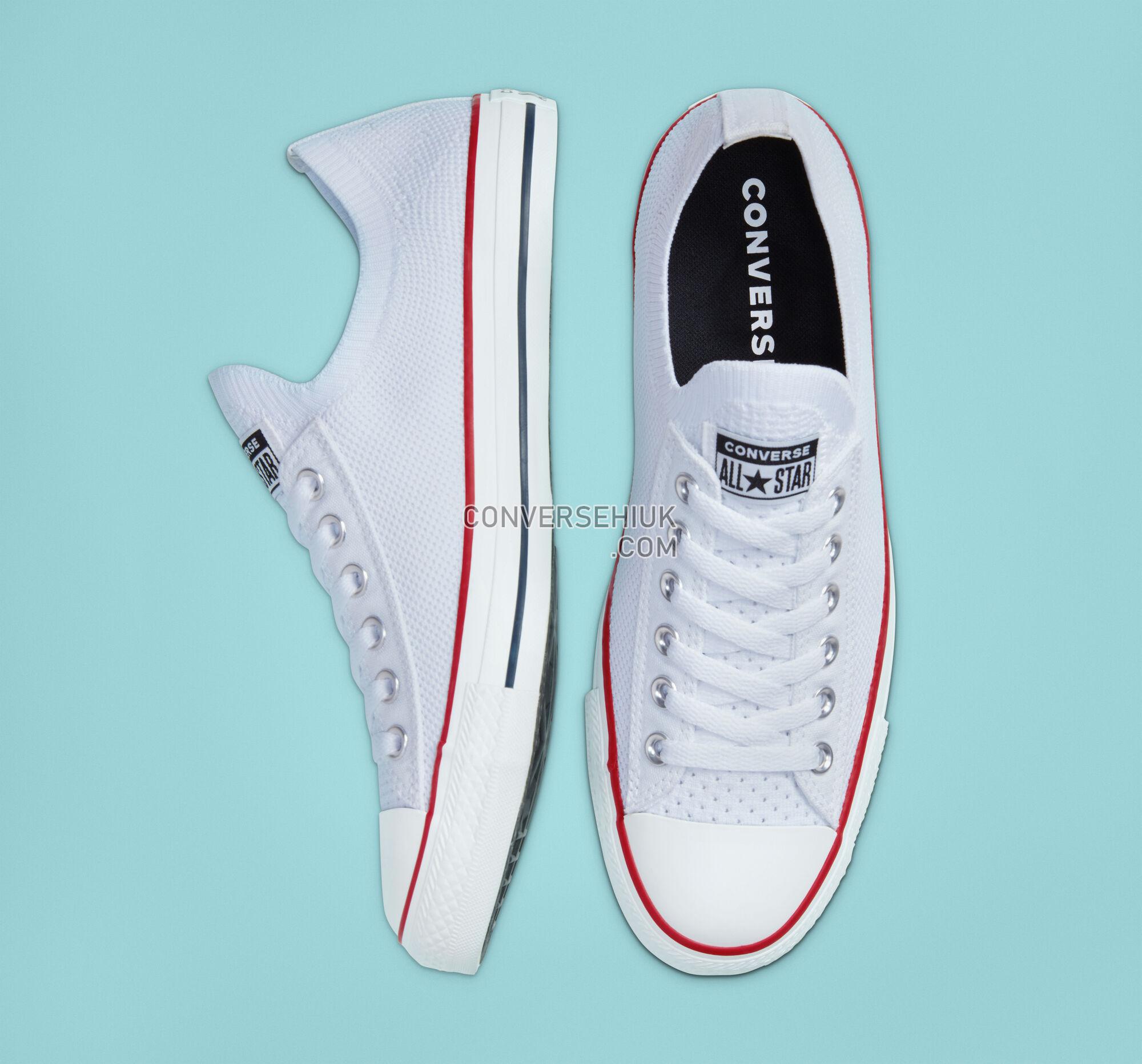 Converse Twisted Prep Knit Chuck Taylor All Star White/Enamel Red/Navy 166990F Shoes