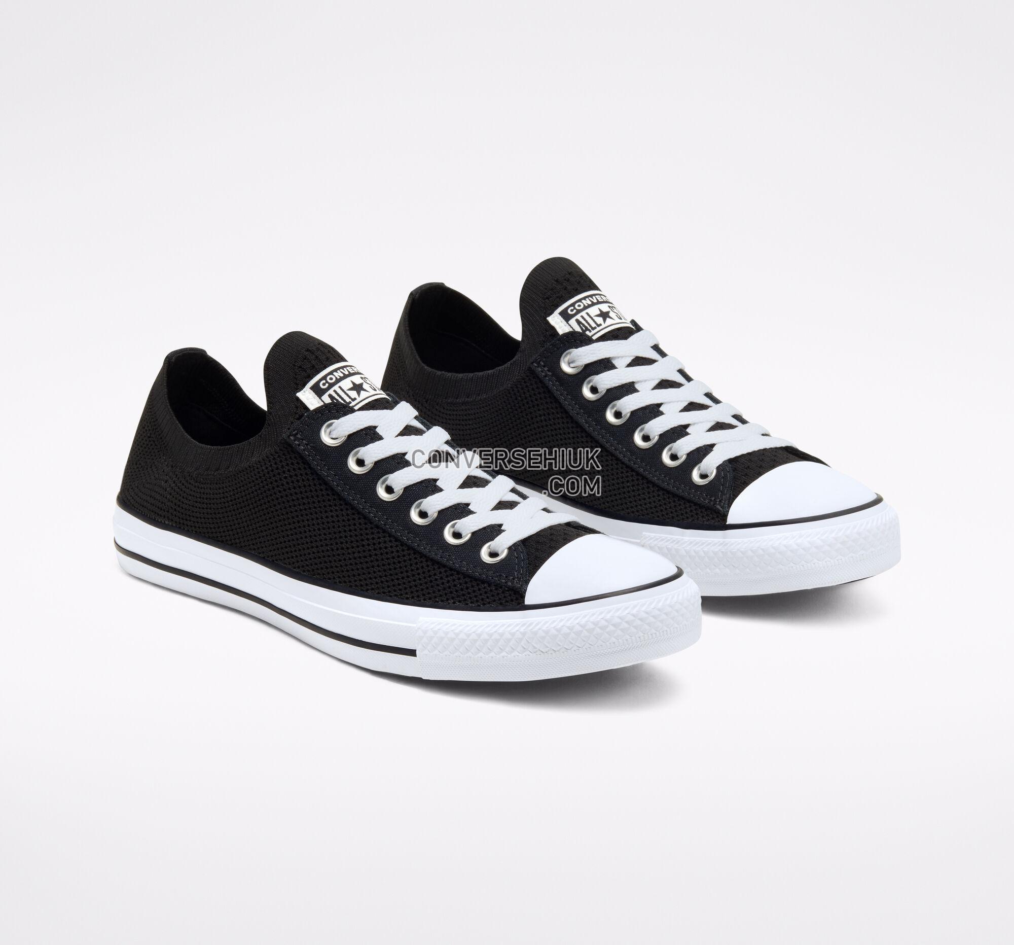 Converse Twisted Prep Knit Chuck Taylor All Star Black/White/Black 166991F Shoes