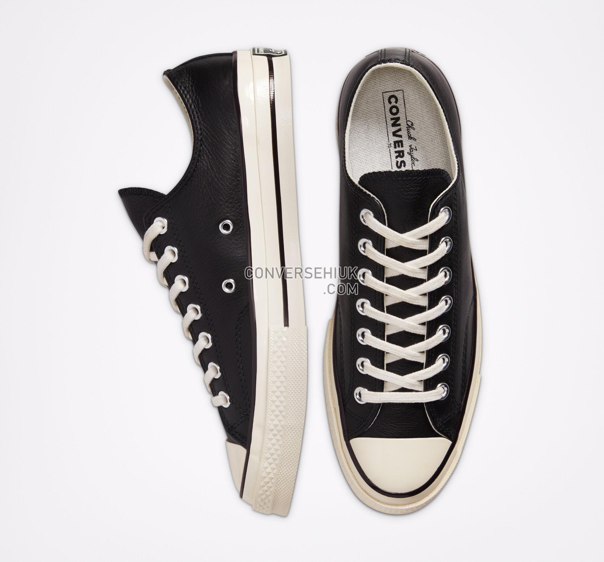 Converse Seasonal Color Leather Chuck 70 Black/Egret/Egret 167065C Shoes