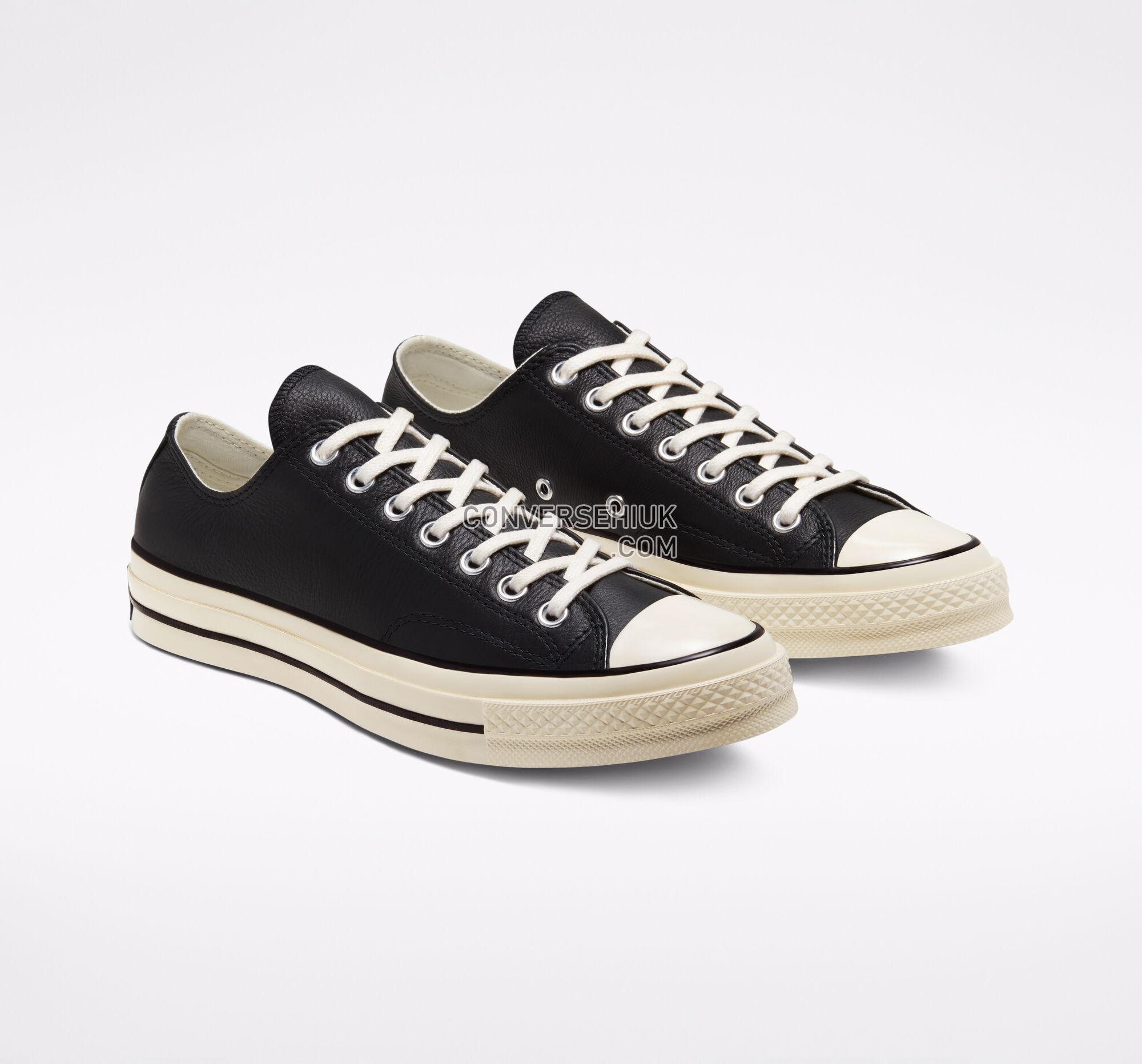 Converse Seasonal Color Leather Chuck 70 Black/Egret/Egret 167065C Shoes