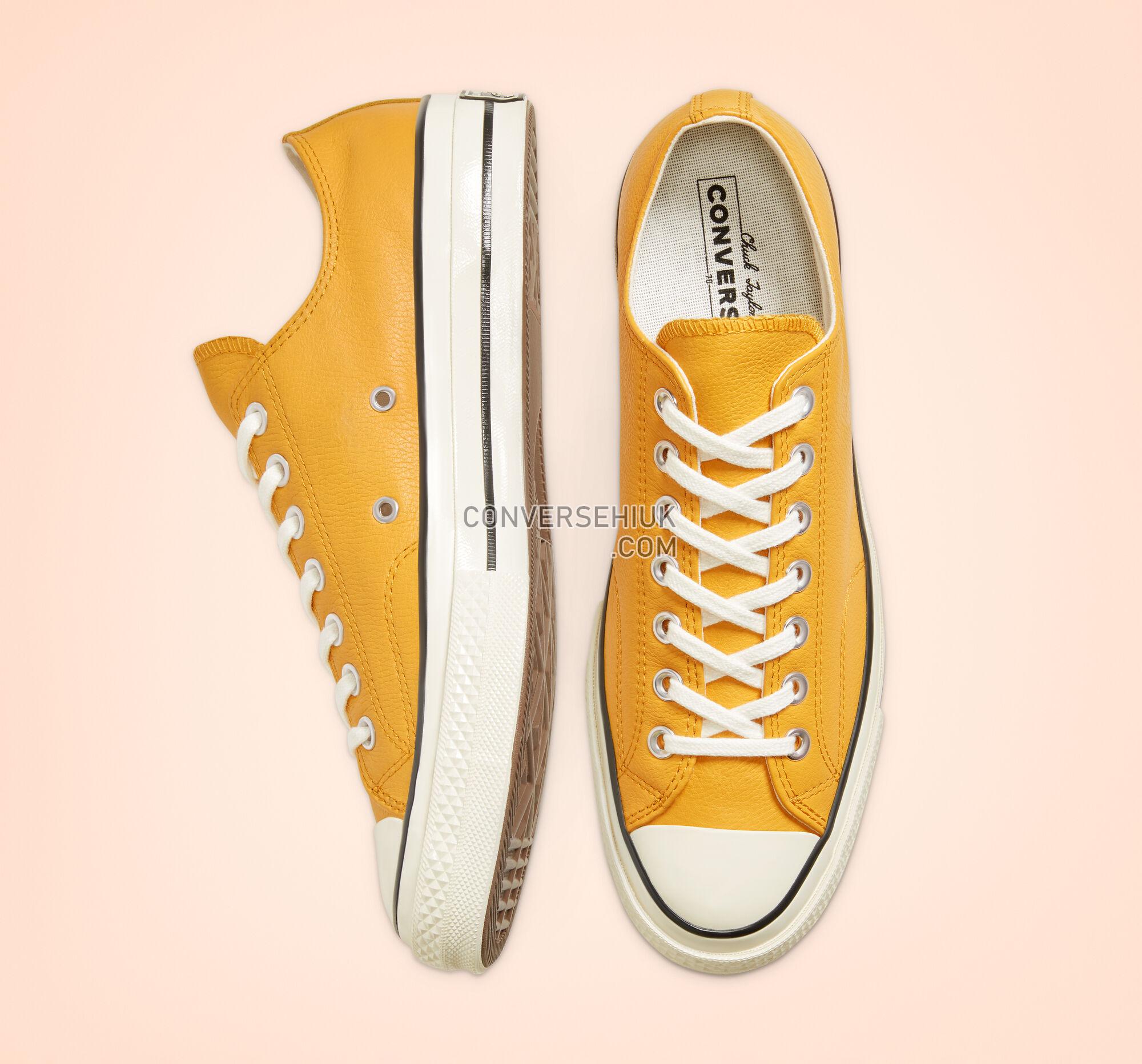 Converse Seasonal Color Leather Chuck 70 Sunflower Gold/Egret/Egret 167066C Shoes