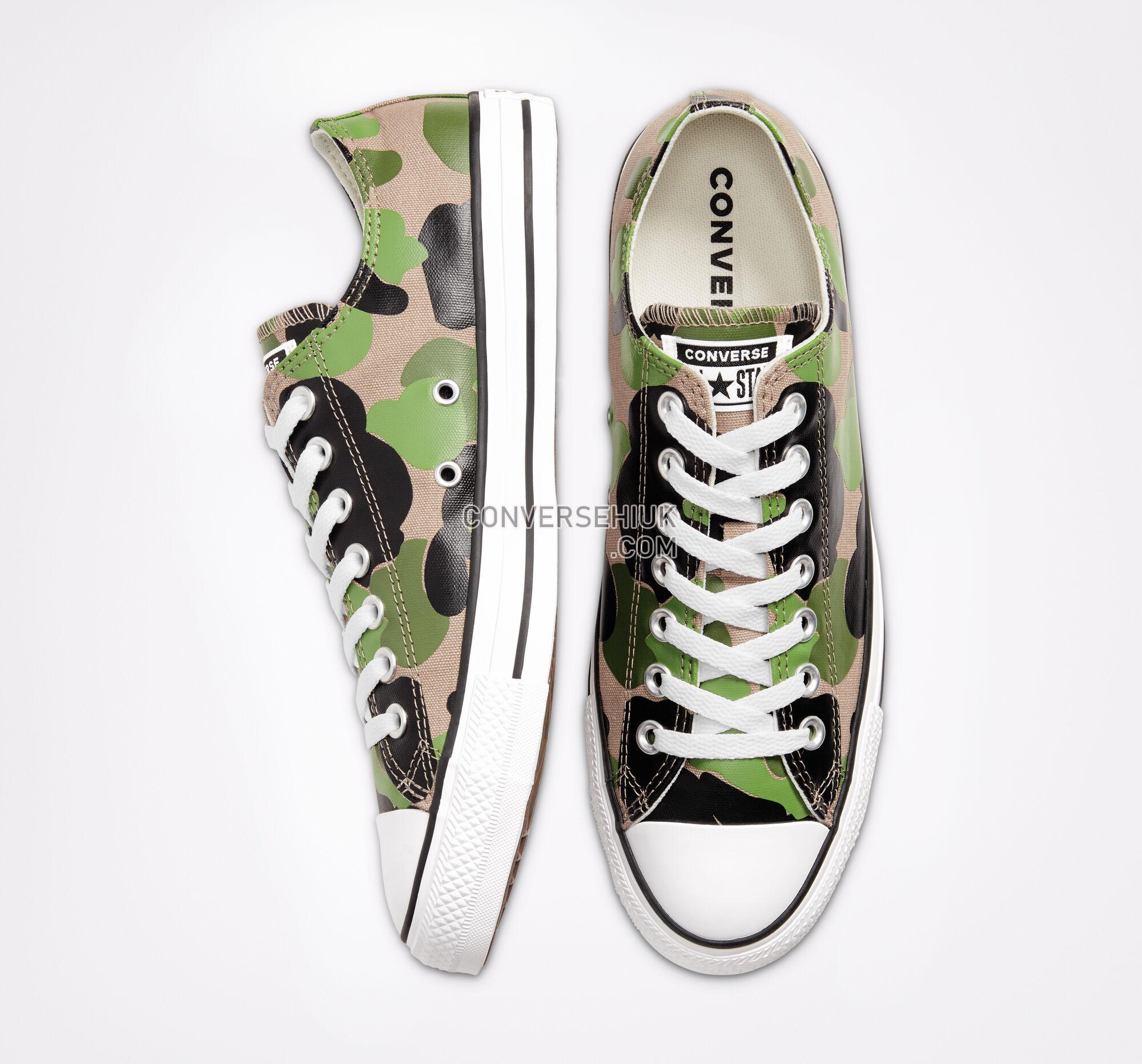 Converse Archival Camo Chuck Taylor All Star Black/Candied Ginger/White 166715F Shoes