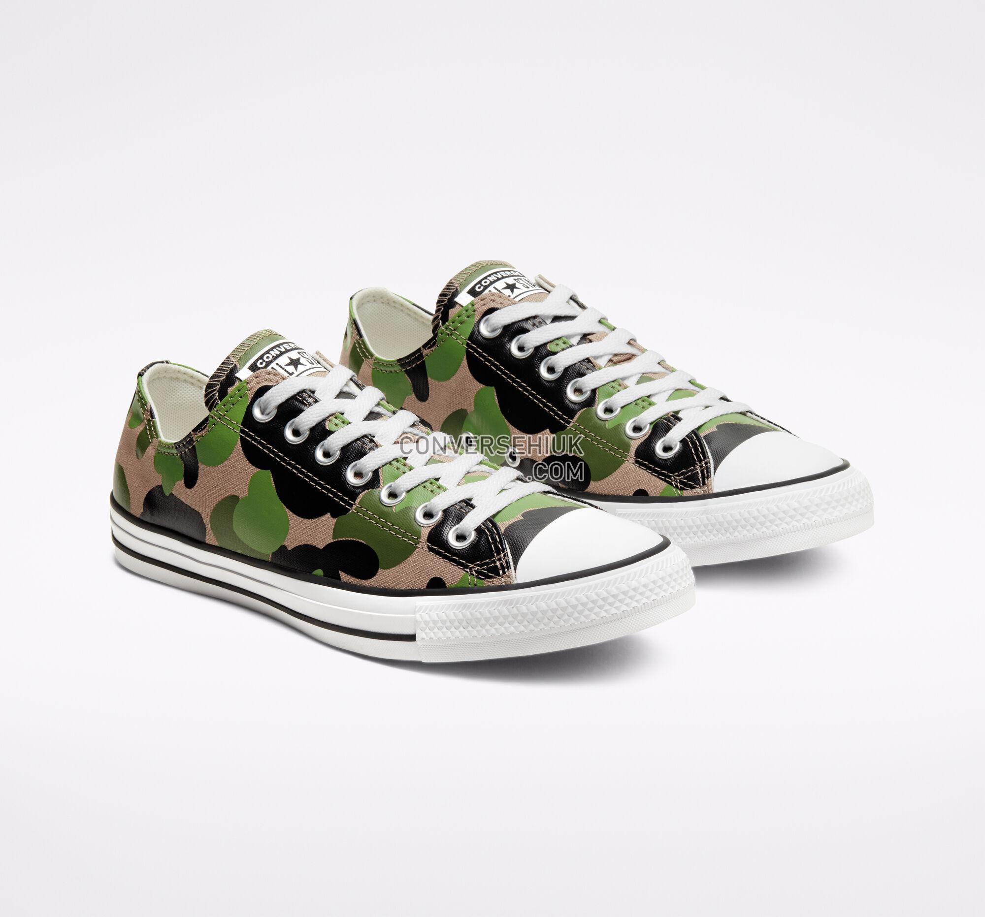 Converse Archival Camo Chuck Taylor All Star Black/Candied Ginger/White 166715F Shoes