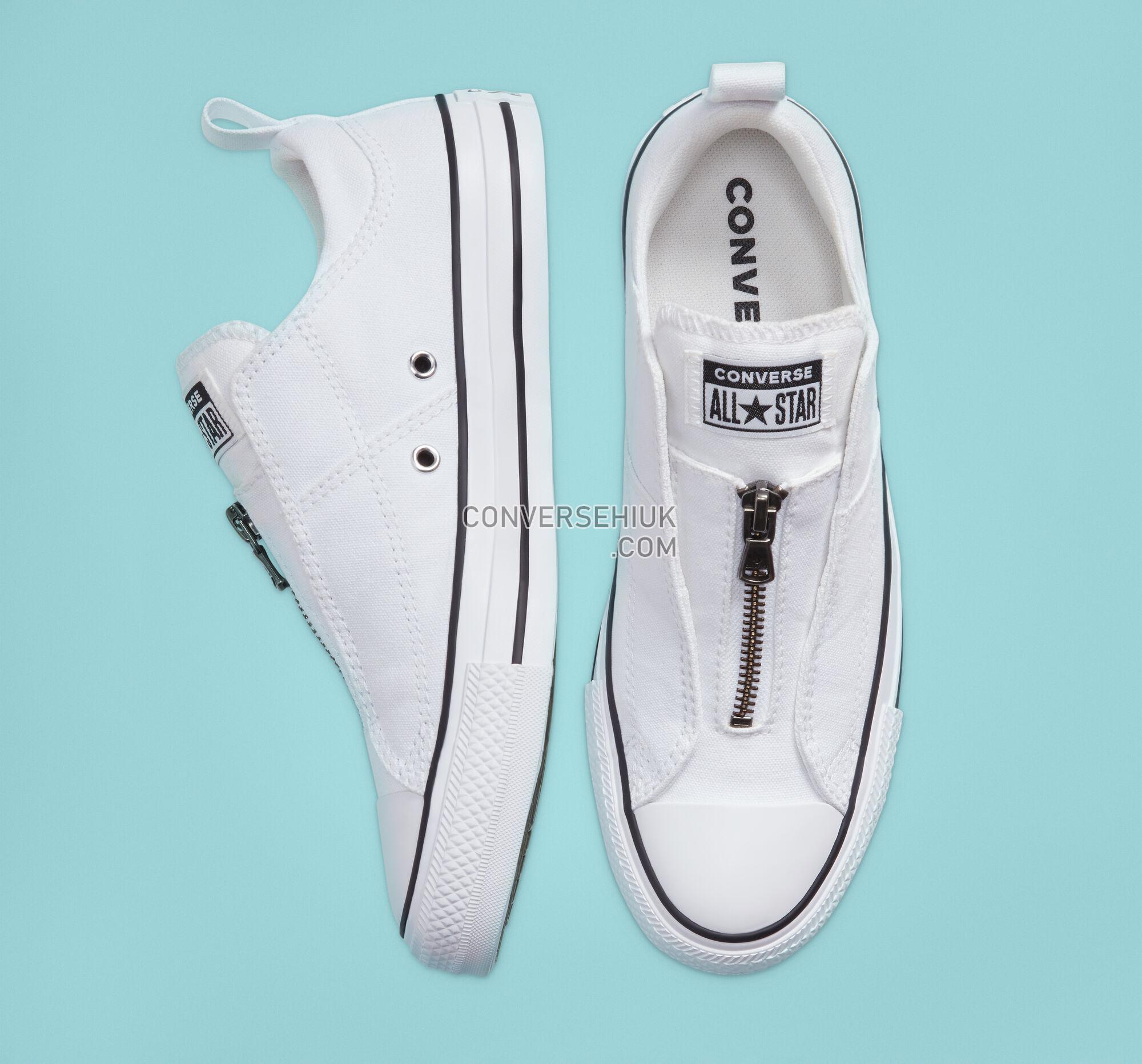 Converse Madison Zipper Chuck Taylor All Star White/Black/White 567034F Shoes