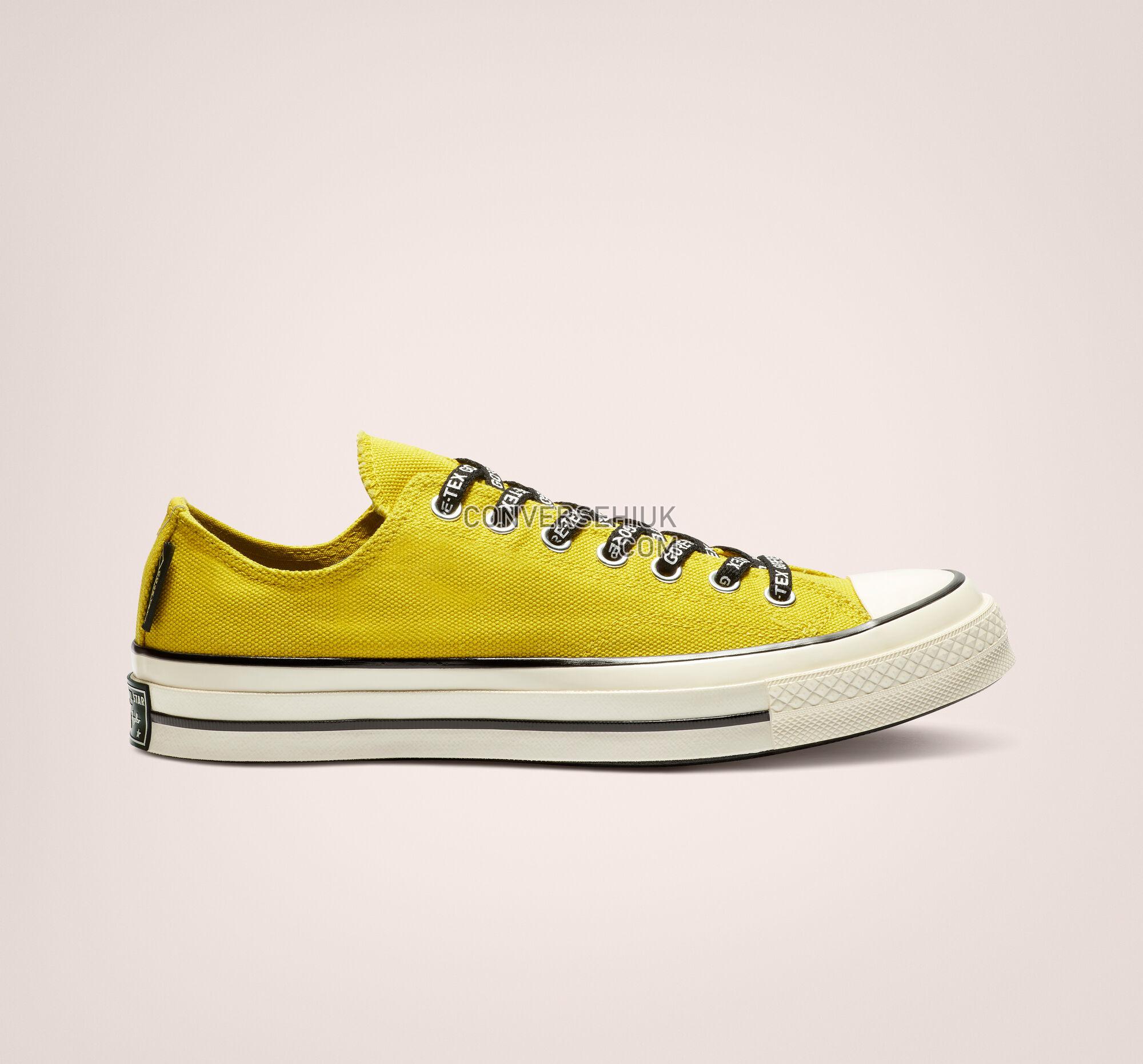 Converse Chuck 70 GORE-TEX Canvas Low Top Bold Citron/Black/Egret 163345C Shoes