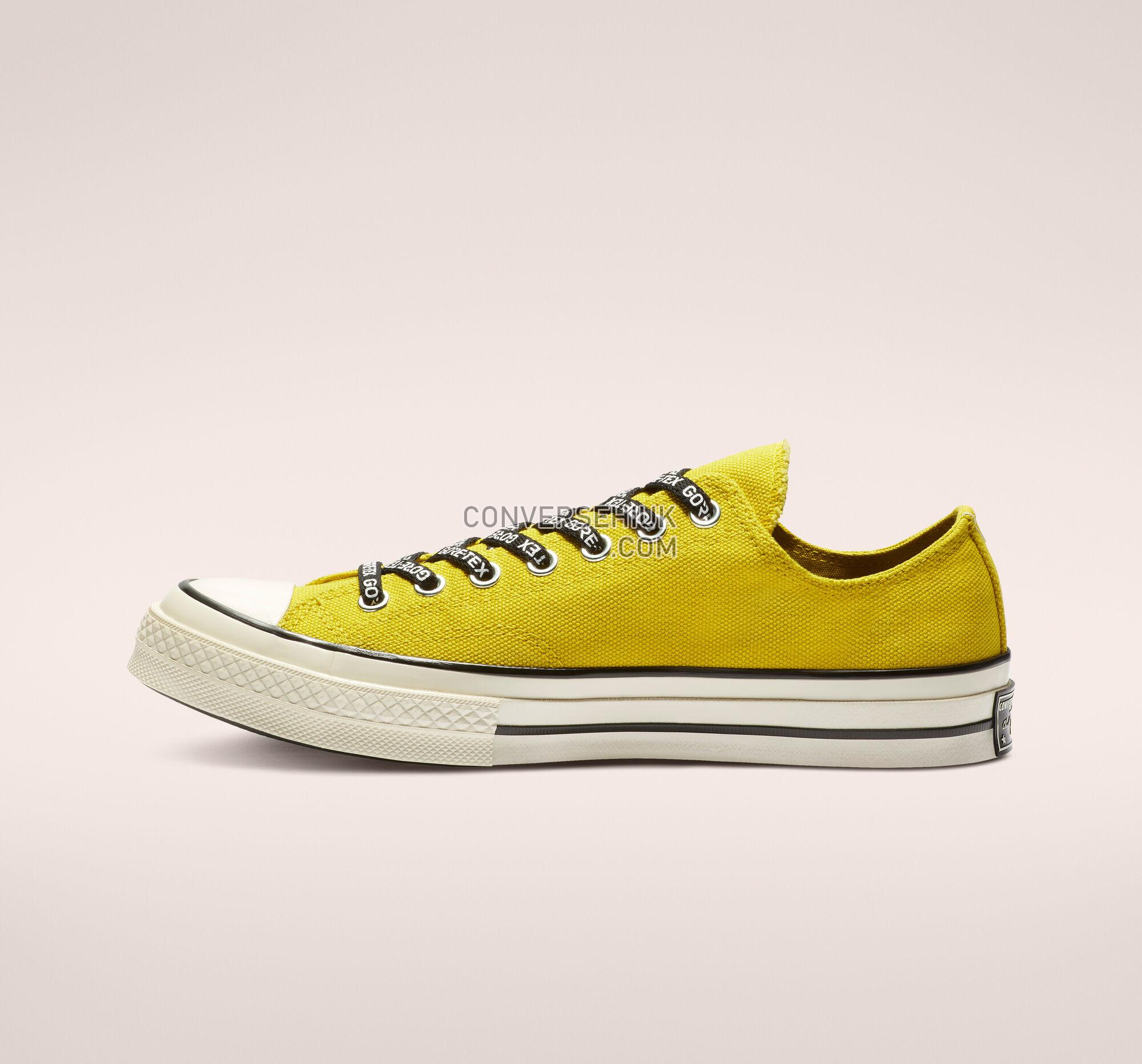 Converse Chuck 70 GORE-TEX Canvas Low Top Bold Citron/Black/Egret 163345C Shoes