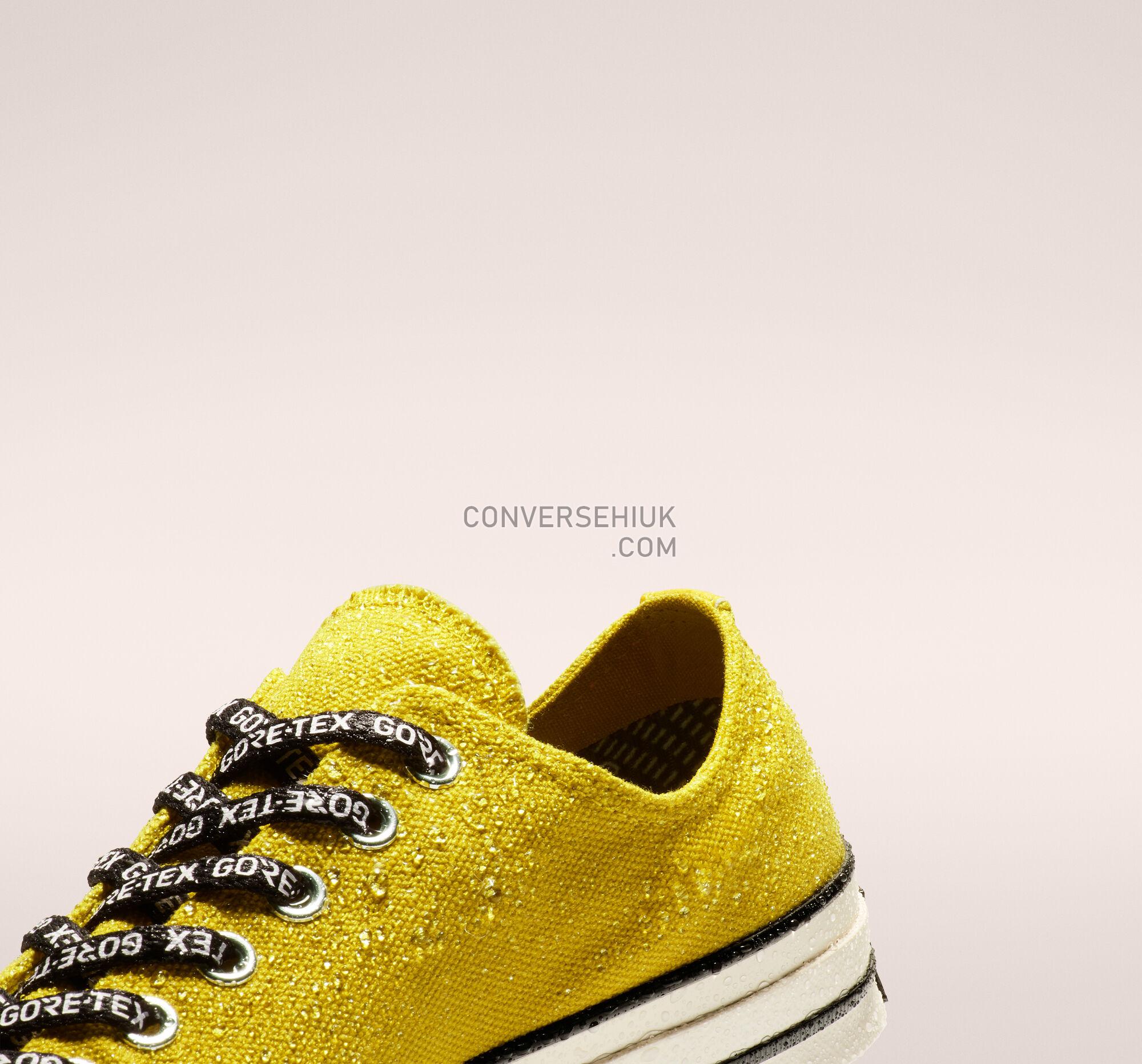 Converse Chuck 70 GORE-TEX Canvas Low Top Bold Citron/Black/Egret 163345C Shoes