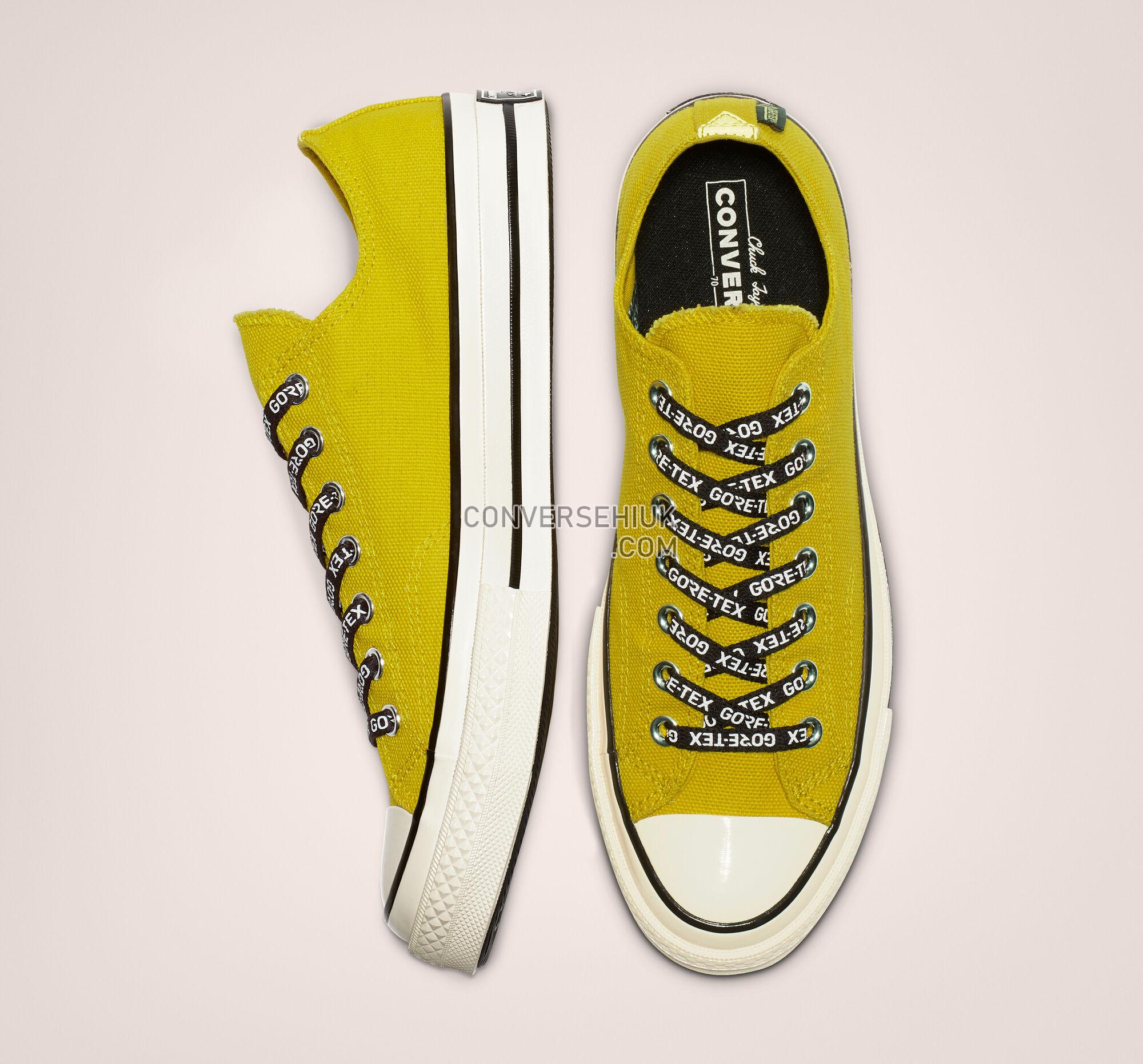 Converse Chuck 70 GORE-TEX Canvas Low Top Bold Citron/Black/Egret 163345C Shoes