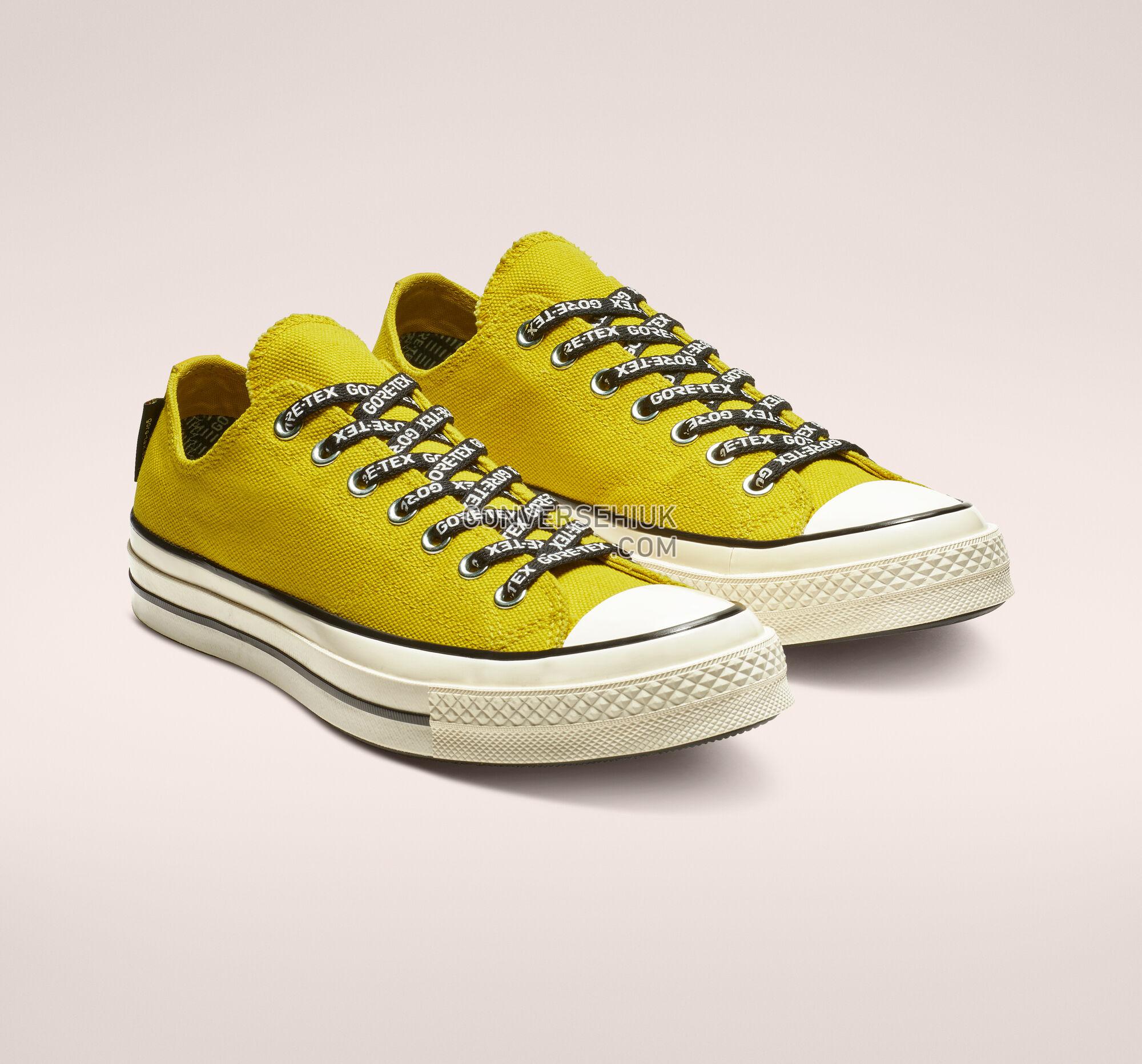 Converse Chuck 70 GORE-TEX Canvas Low Top Bold Citron/Black/Egret 163345C Shoes