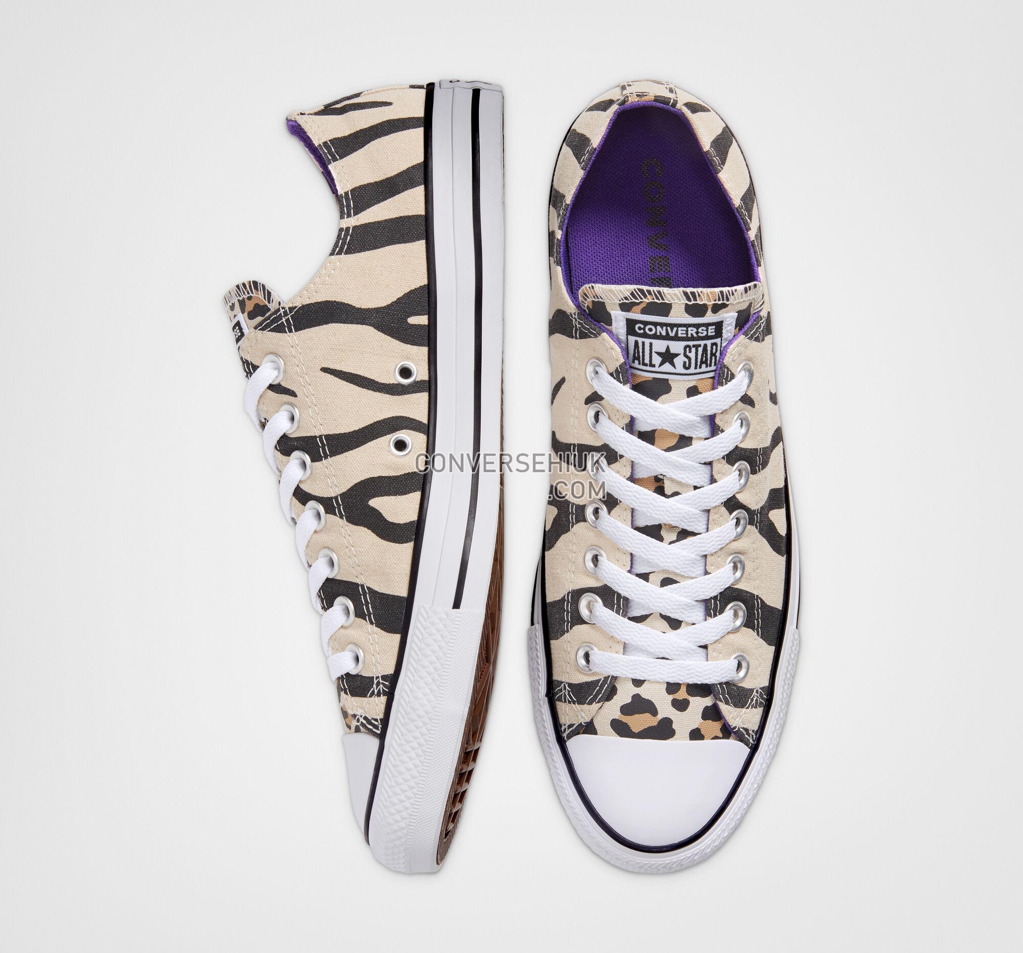 Converse Twisted Archive Prints Chuck Taylor All Star Driftwood/Black/Light Fawn 166717F Shoes