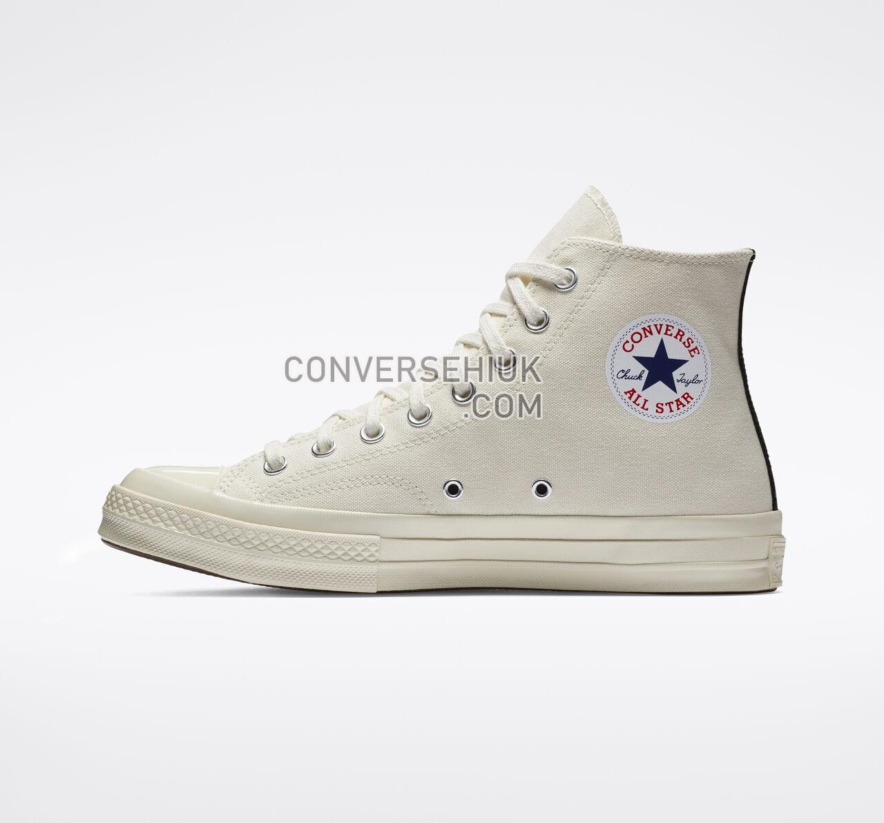 Converse x Comme des Garccedilons PLAY Chuck 70 Milk/White/High Risk Red 150205C Shoes