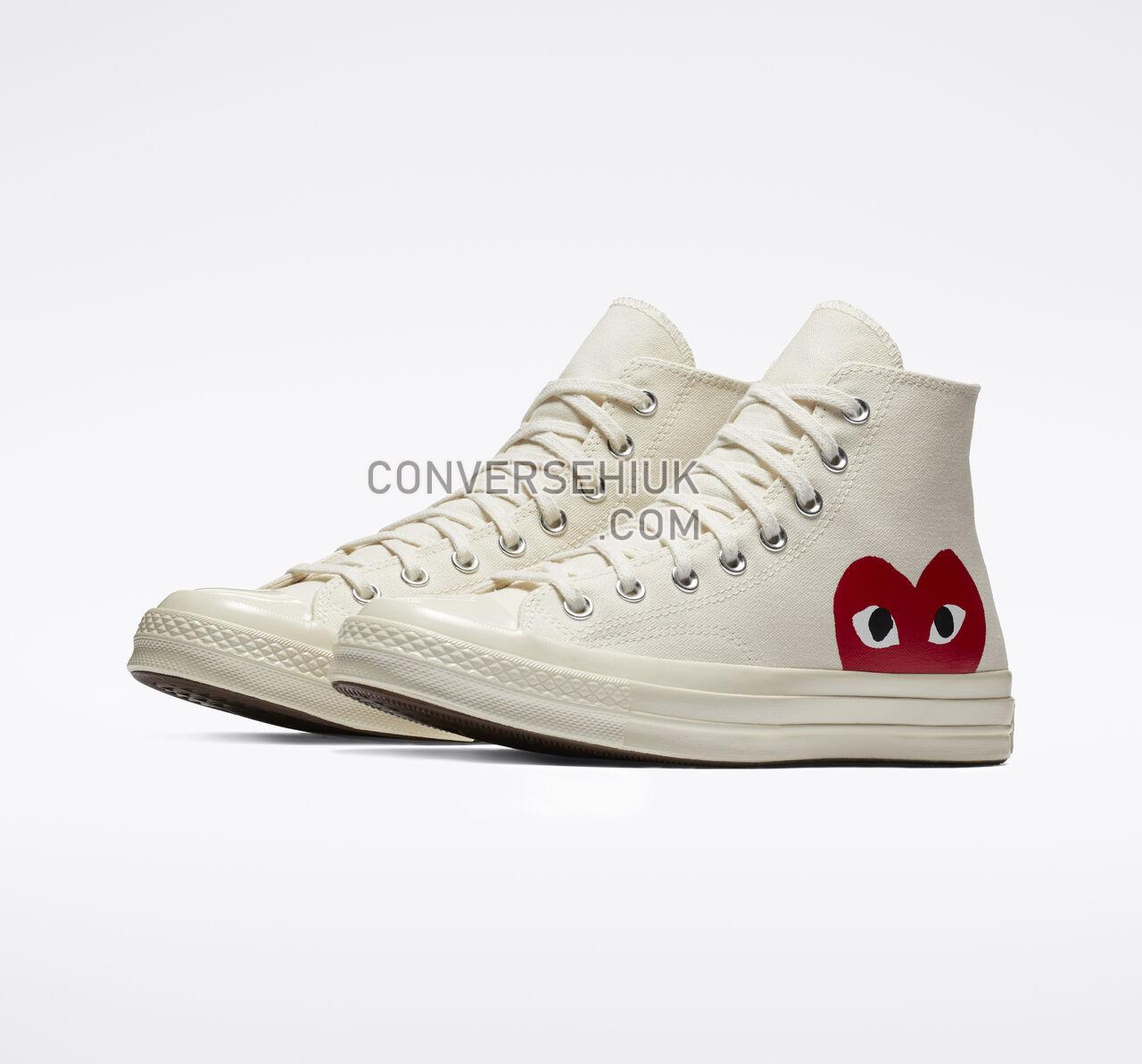 Converse x Comme des Garccedilons PLAY Chuck 70 Milk/White/High Risk Red 150205C Shoes