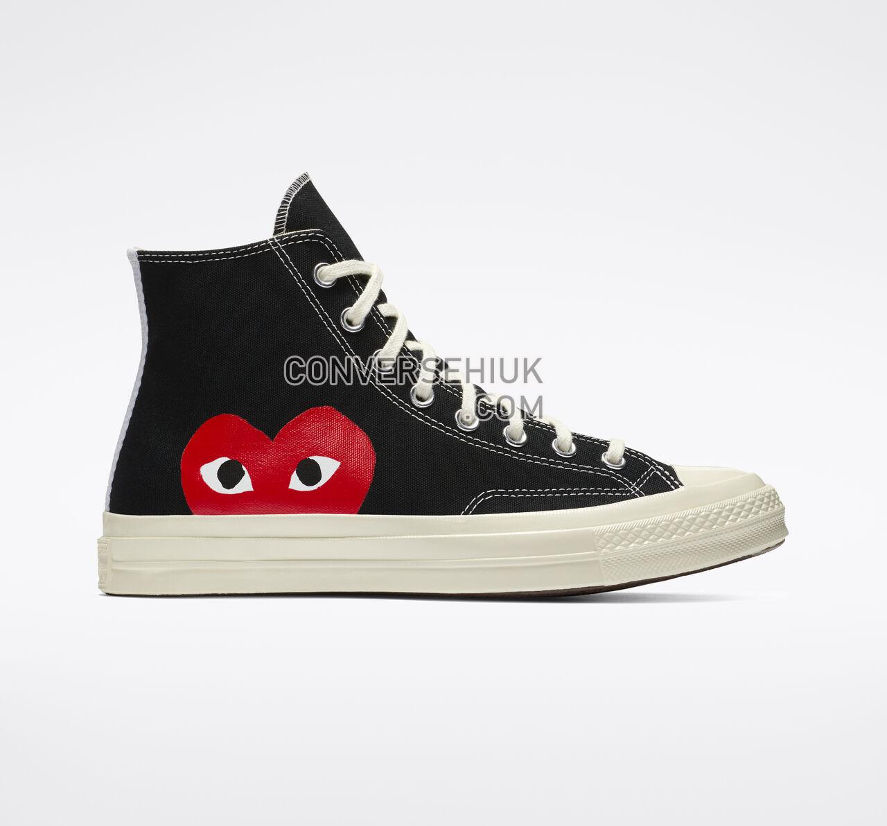 Converse x Comme des Garccedilons PLAY Chuck 70 Black/White/High Risk Red 150204C Shoes