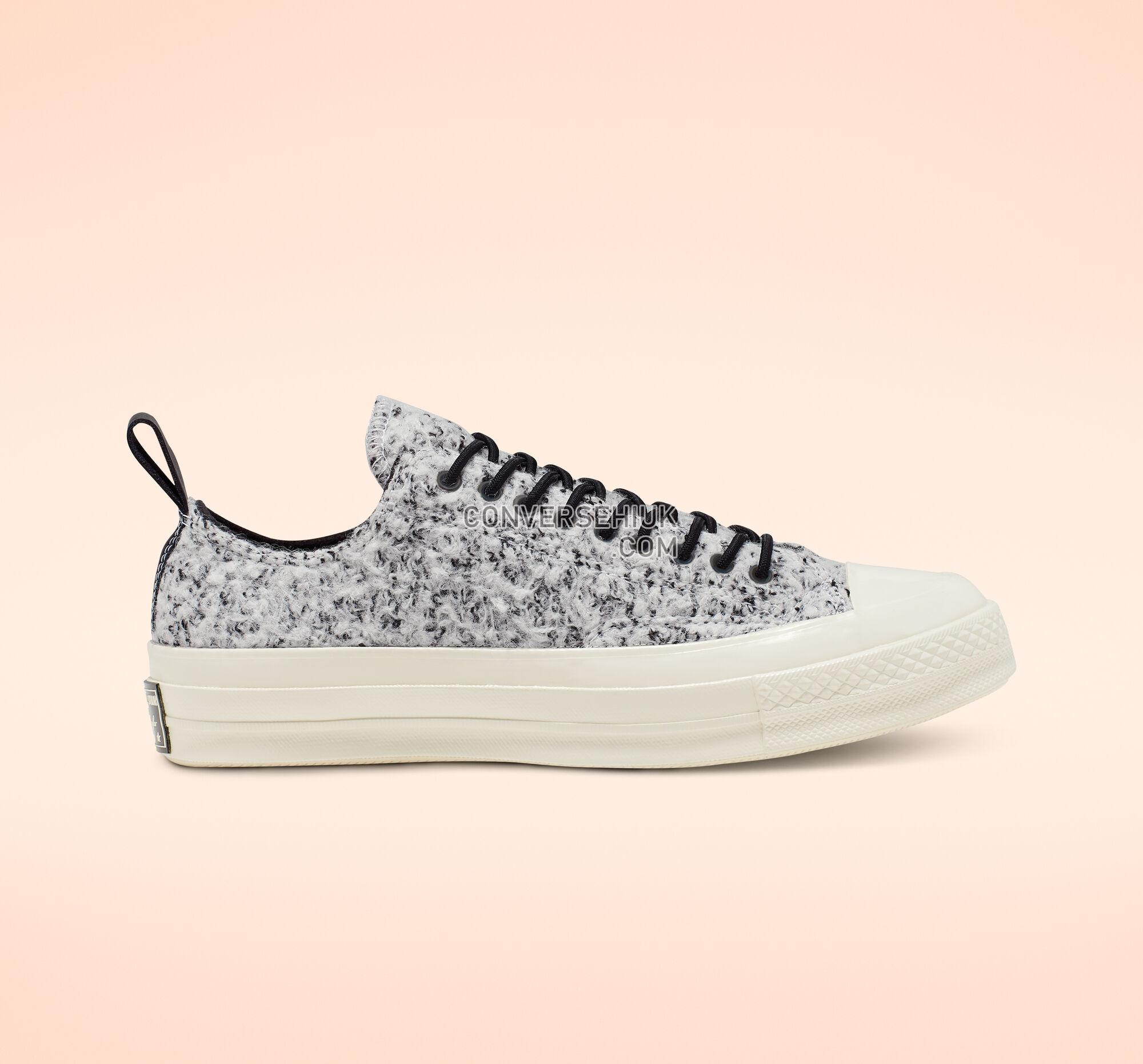 Converse Boucle Wool Chuck 70 White/Black/Egret 166254C Shoes